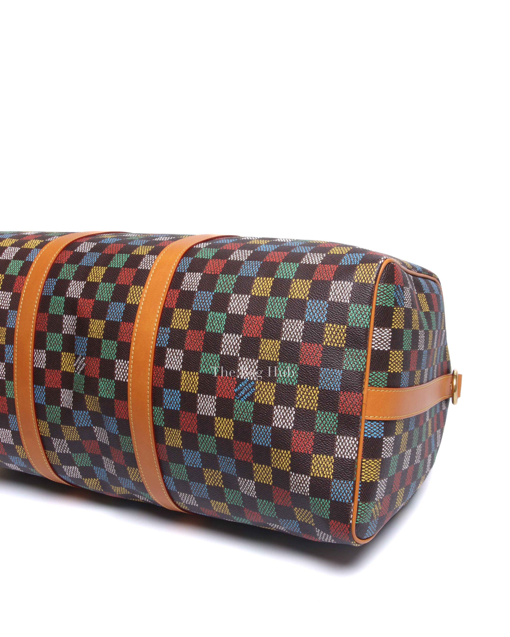 Louis Vuitton Multicolor Damier Ebene Canvas Keepall Bandouliere 50