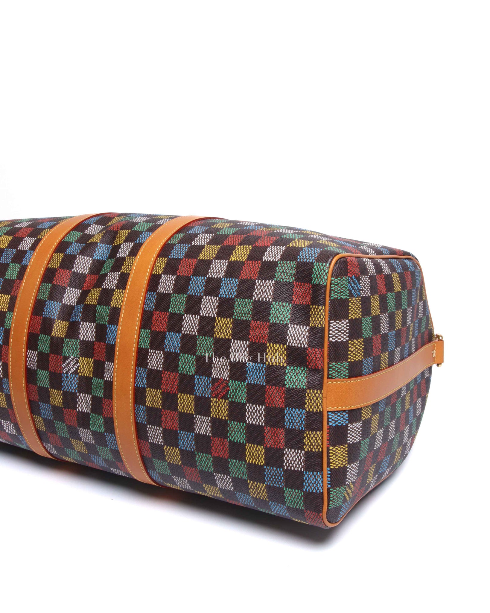 Louis Vuitton Multicolor Damier Ebene Canvas Keepall Bandouliere 50