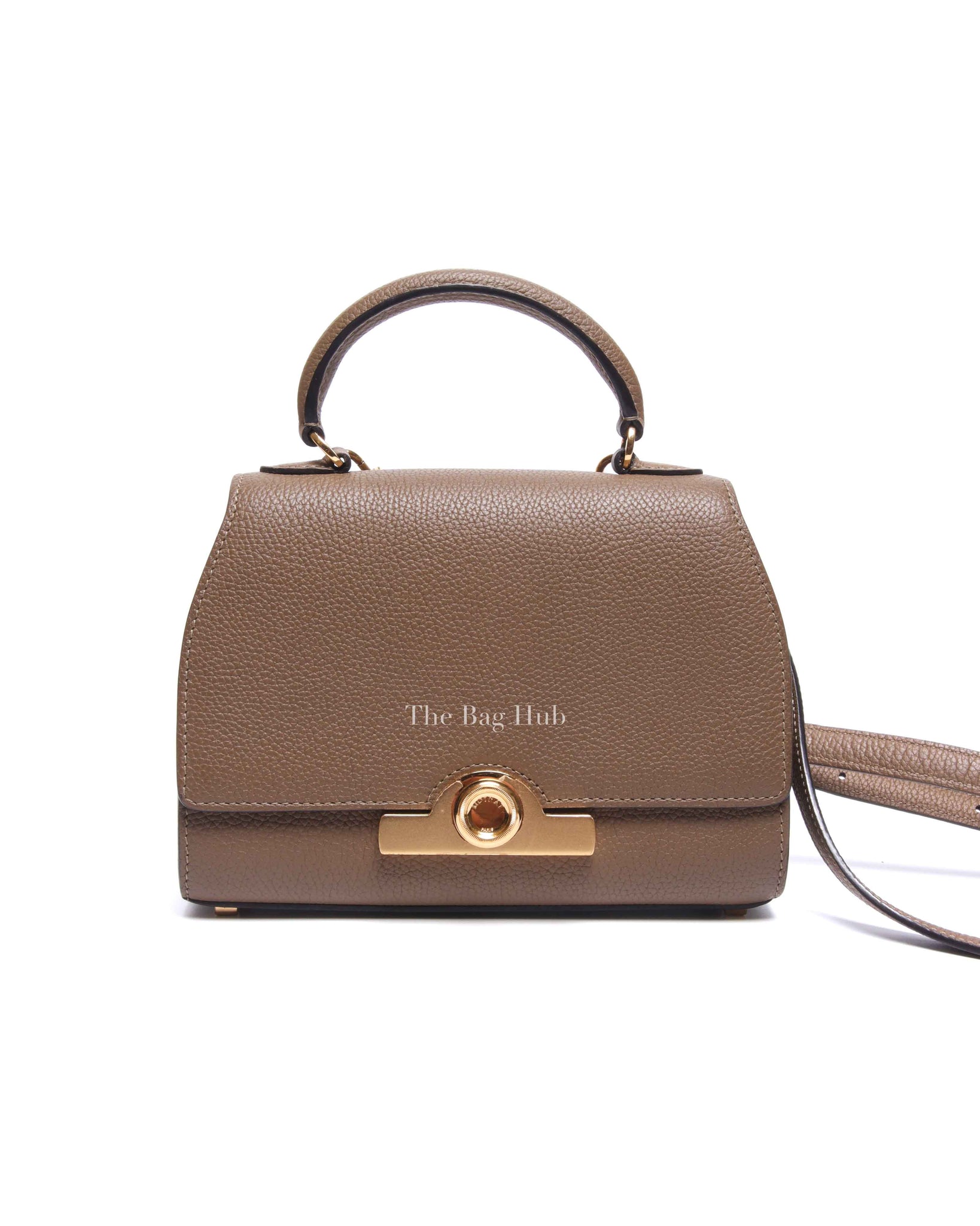 Moynat Etoupe Leather Rejane BB Bag