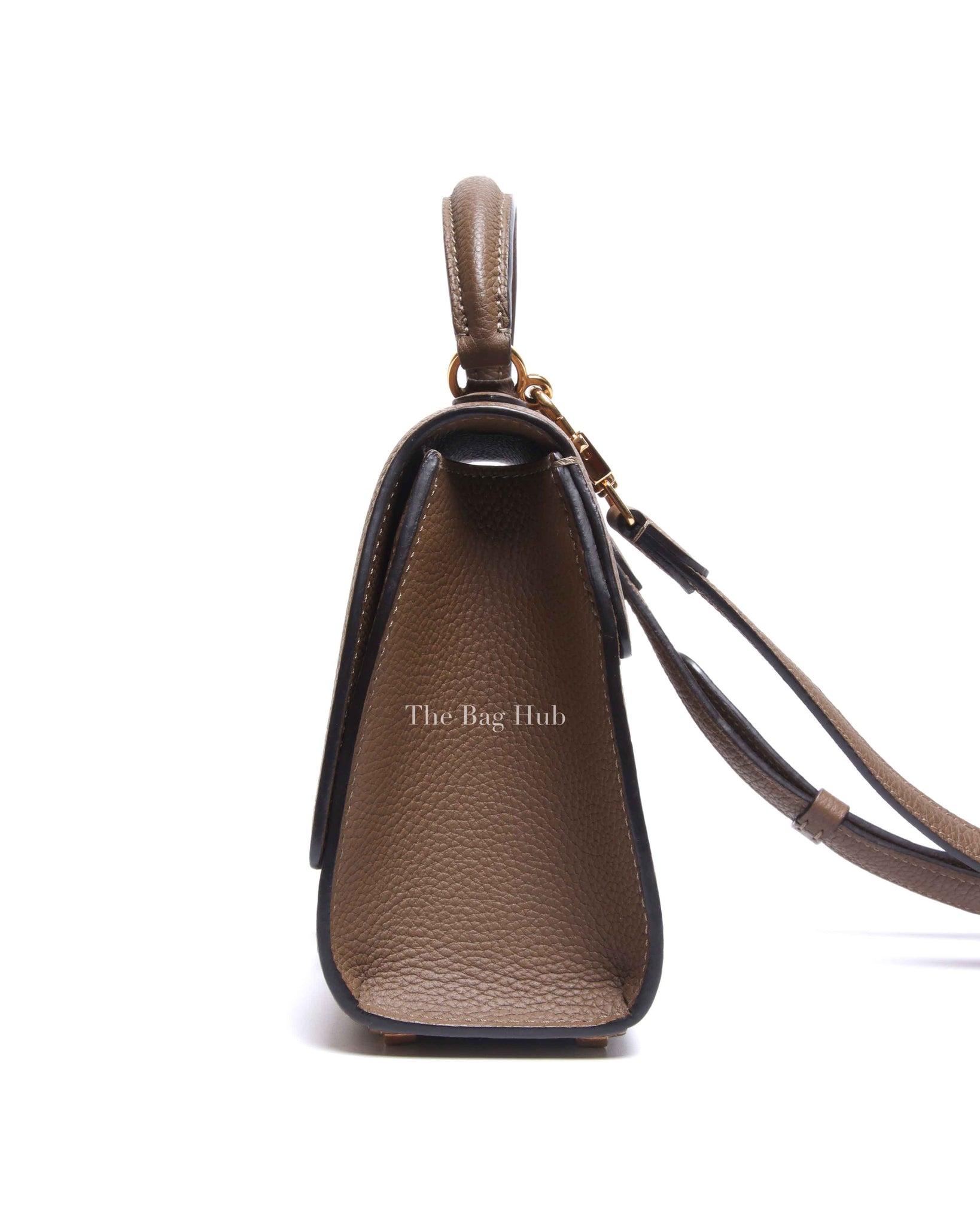 Moynat Etoupe Leather Rejane BB Bag