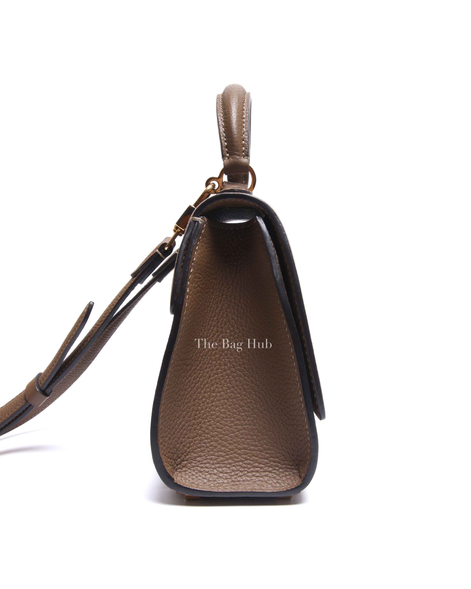 Moynat Etoupe Leather Rejane BB Bag