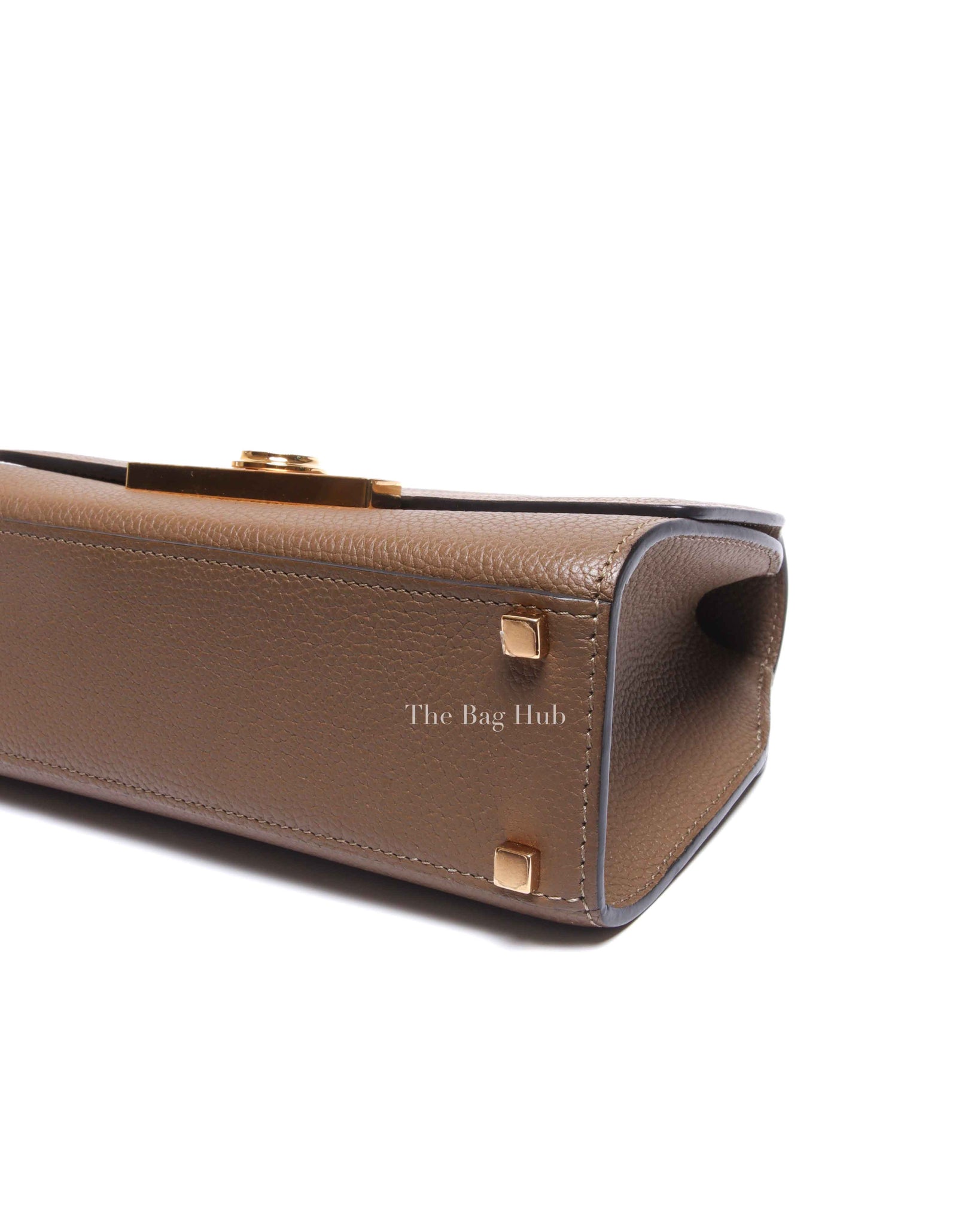 Moynat Etoupe Leather Rejane BB Bag