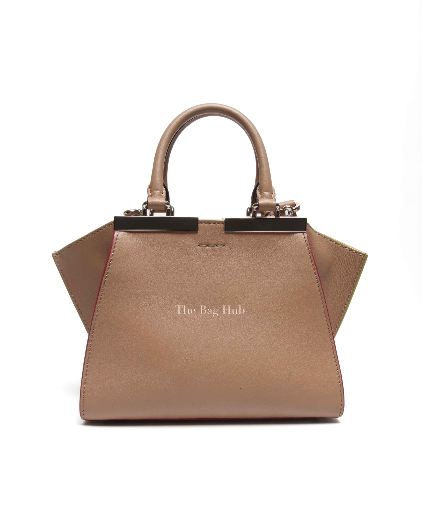 Fendi Beige Calfskin 3 Jours Mini Bag