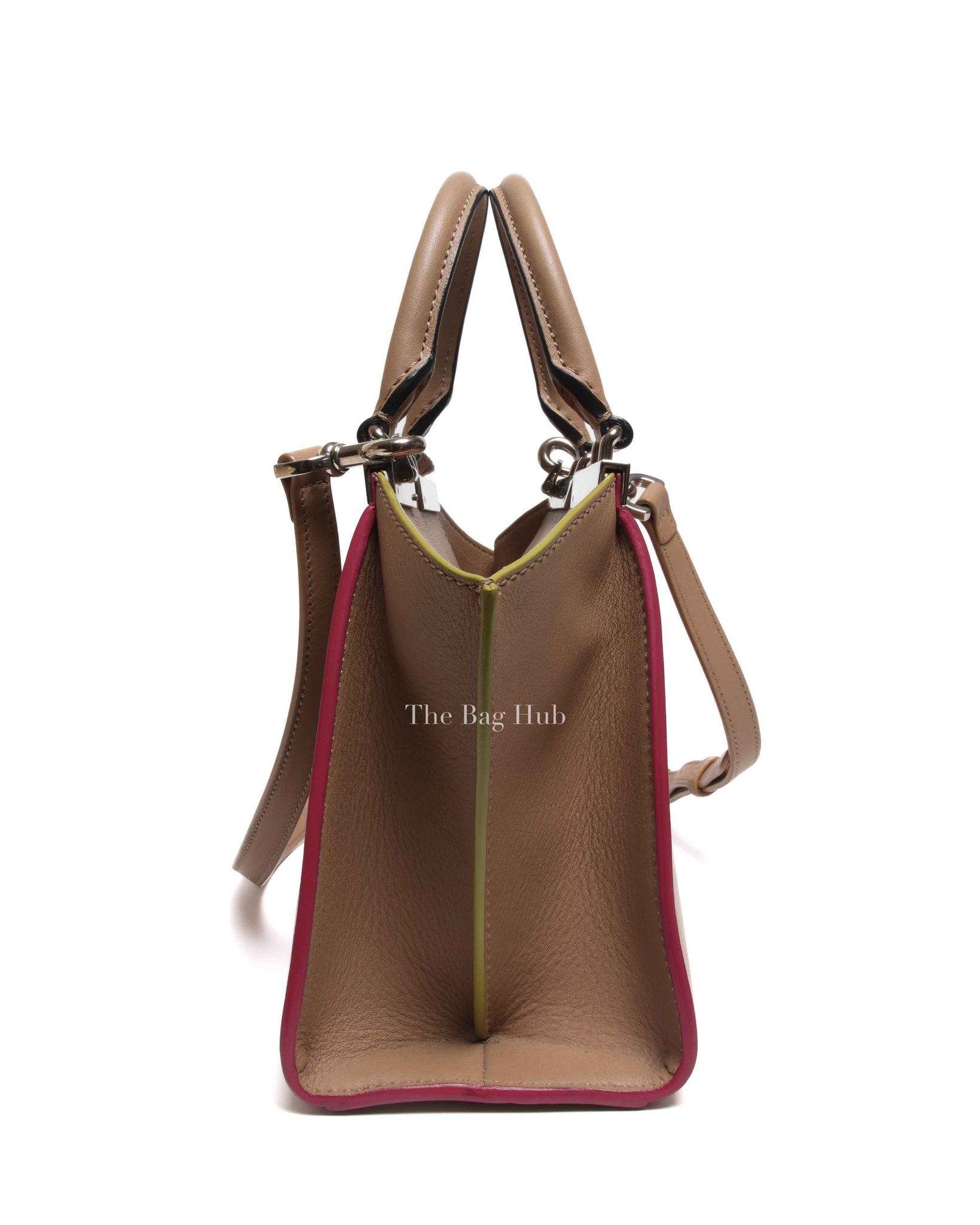 Fendi Beige Calfskin 3 Jours Mini Bag