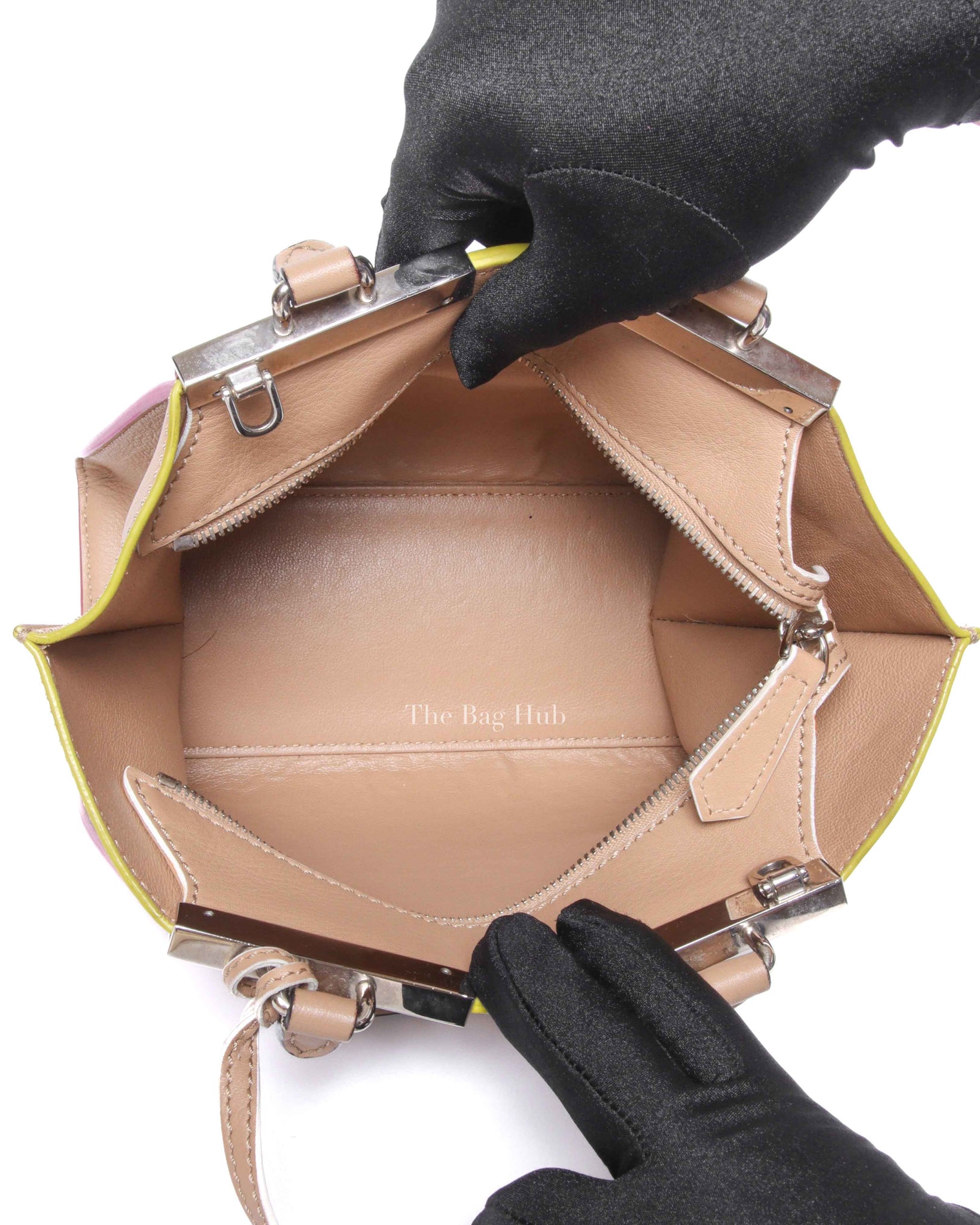 Fendi Beige Calfskin 3 Jours Mini Bag