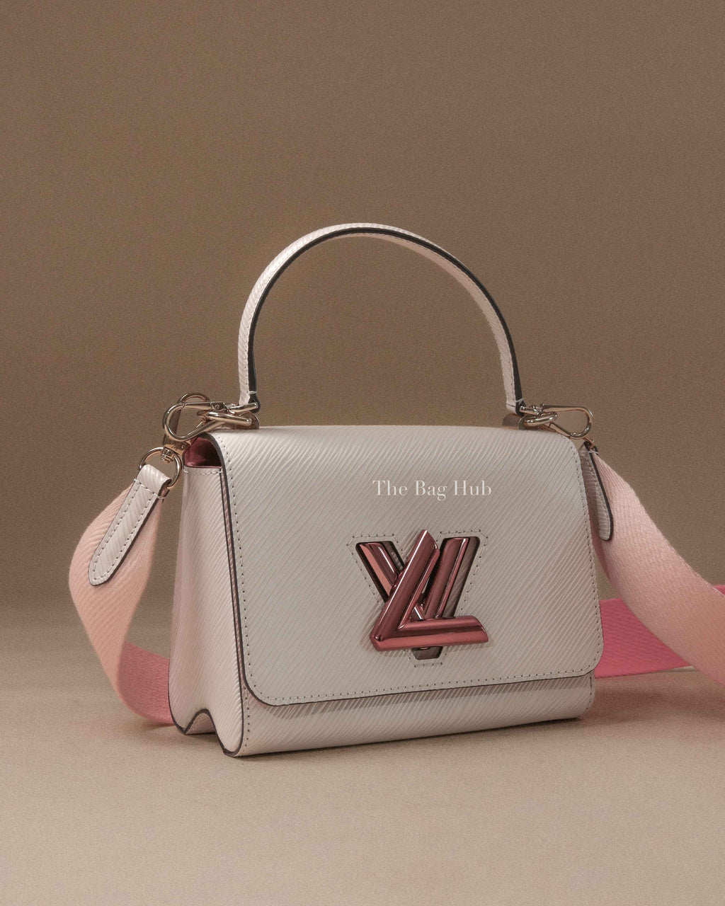 Louis Vuitton Cream Epi Leather Twist PM Shoulder Bag
