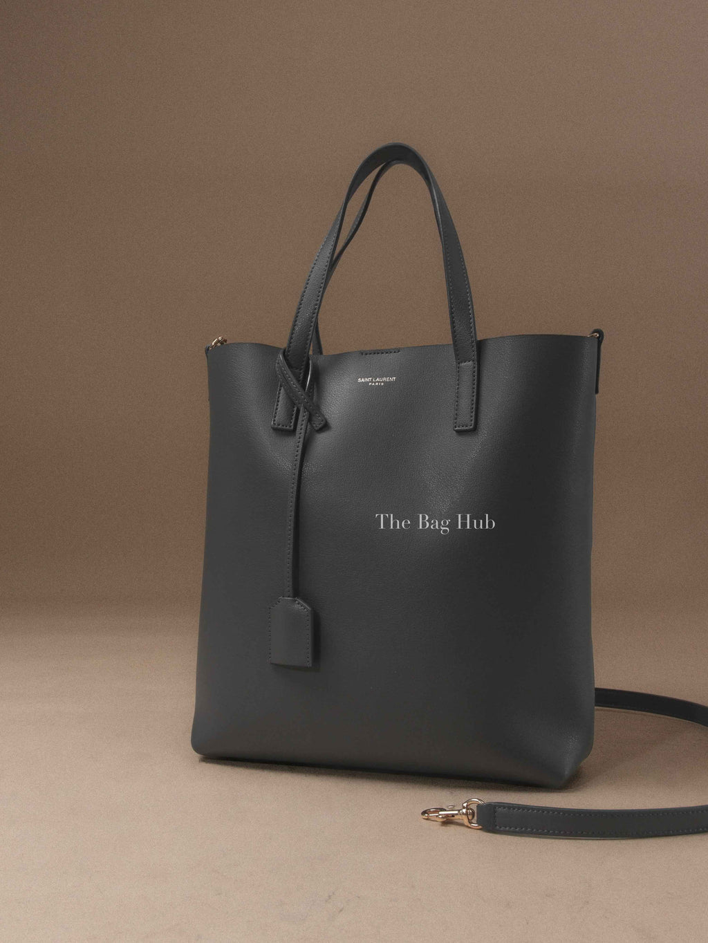 Saint Laurent Storm Leather Toy Shopping Tote Bag