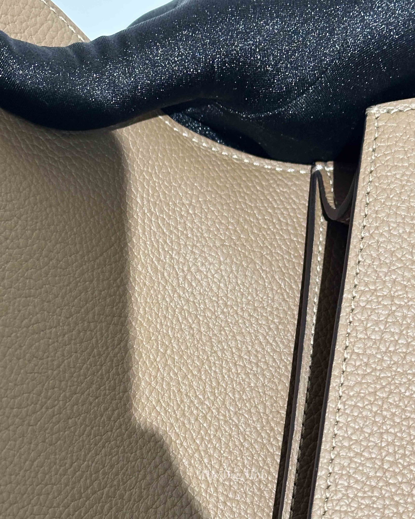 Moynat Etoupe Leather Rejane BB Bag