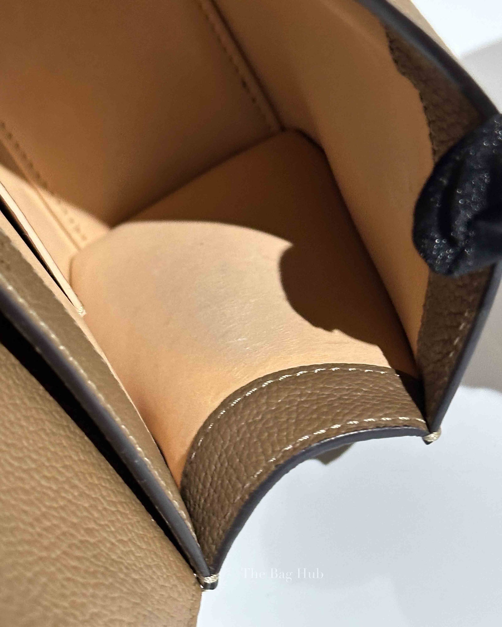 Moynat Etoupe Leather Rejane BB Bag