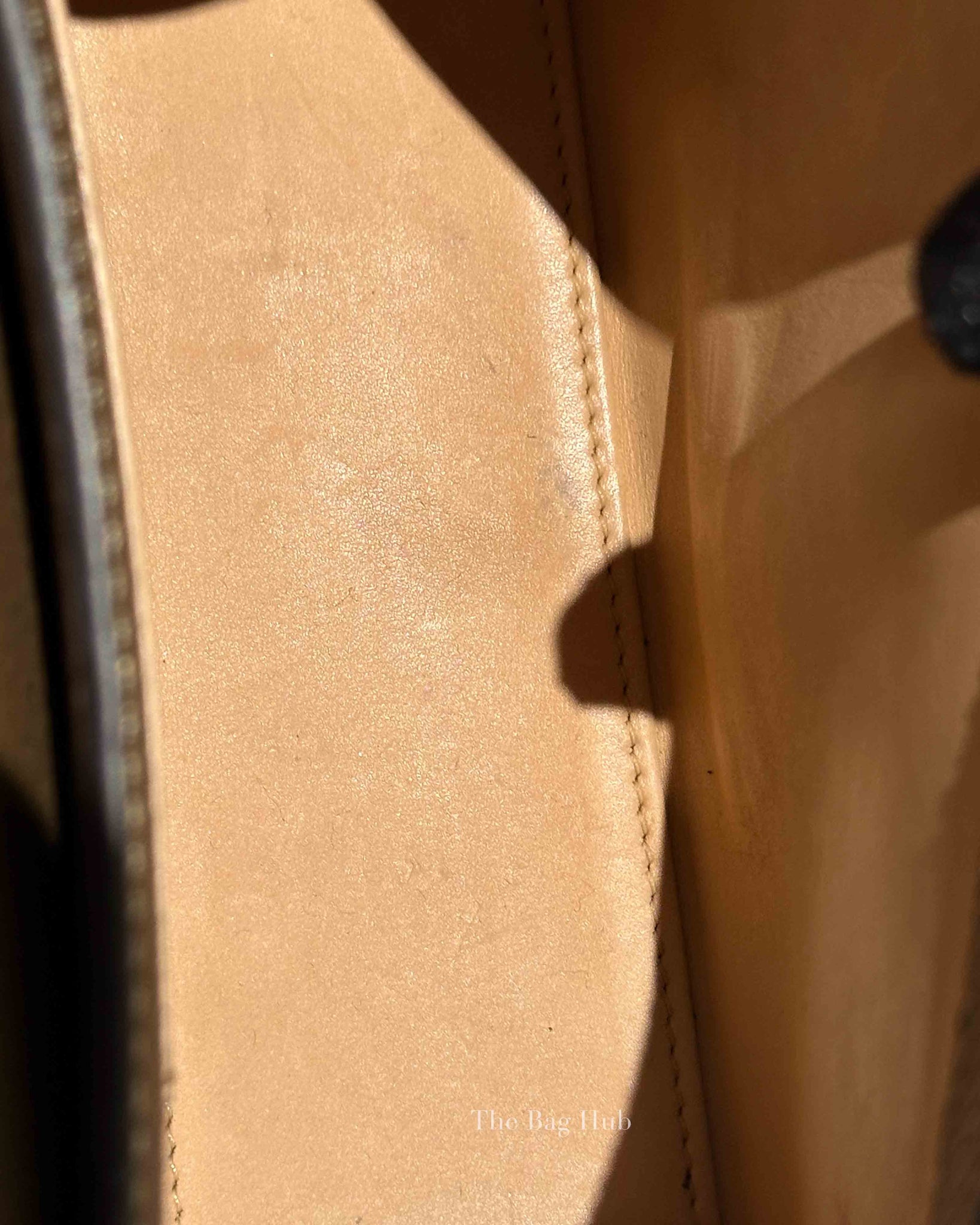 Moynat Etoupe Leather Rejane BB Bag