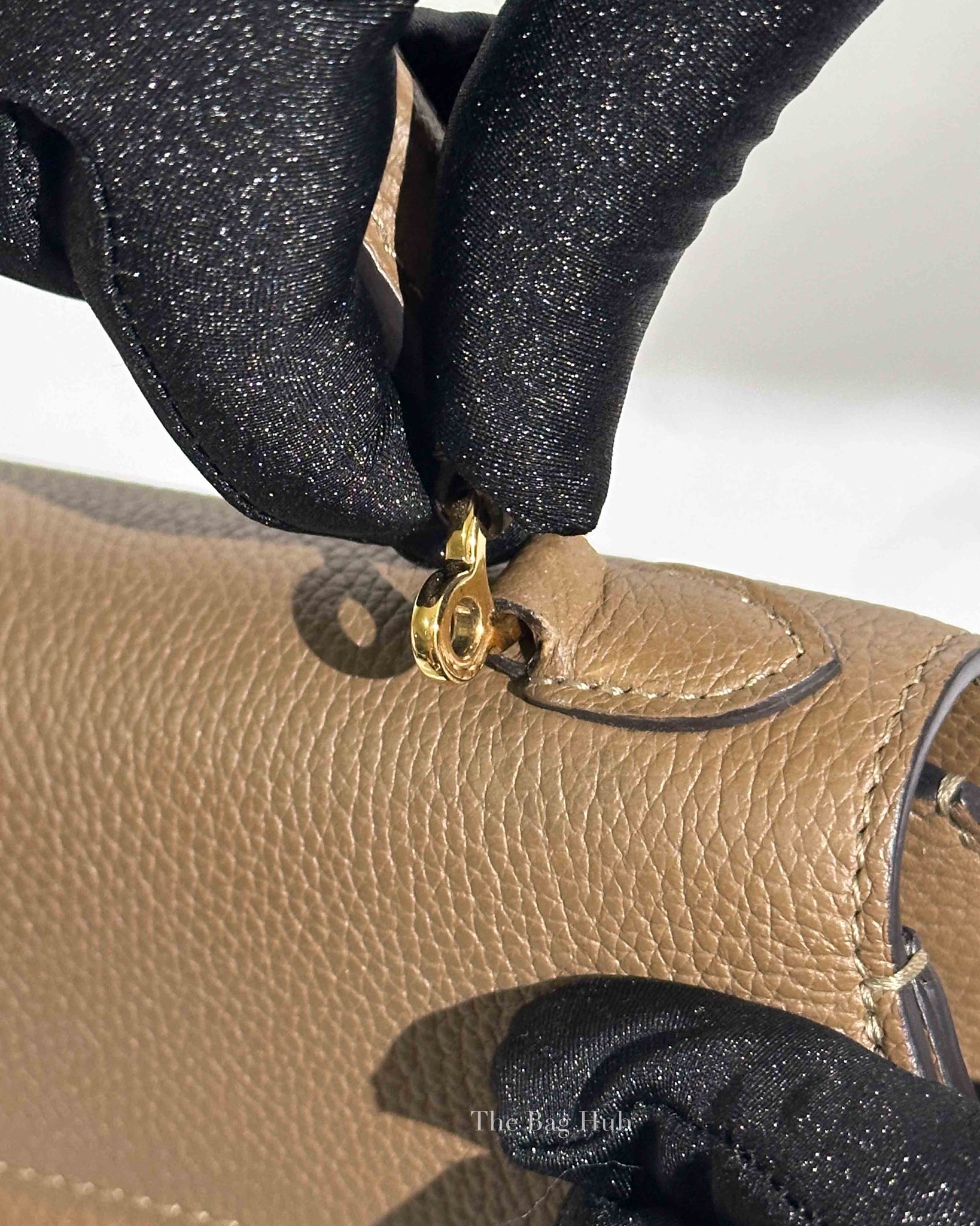 Moynat Etoupe Leather Rejane BB Bag