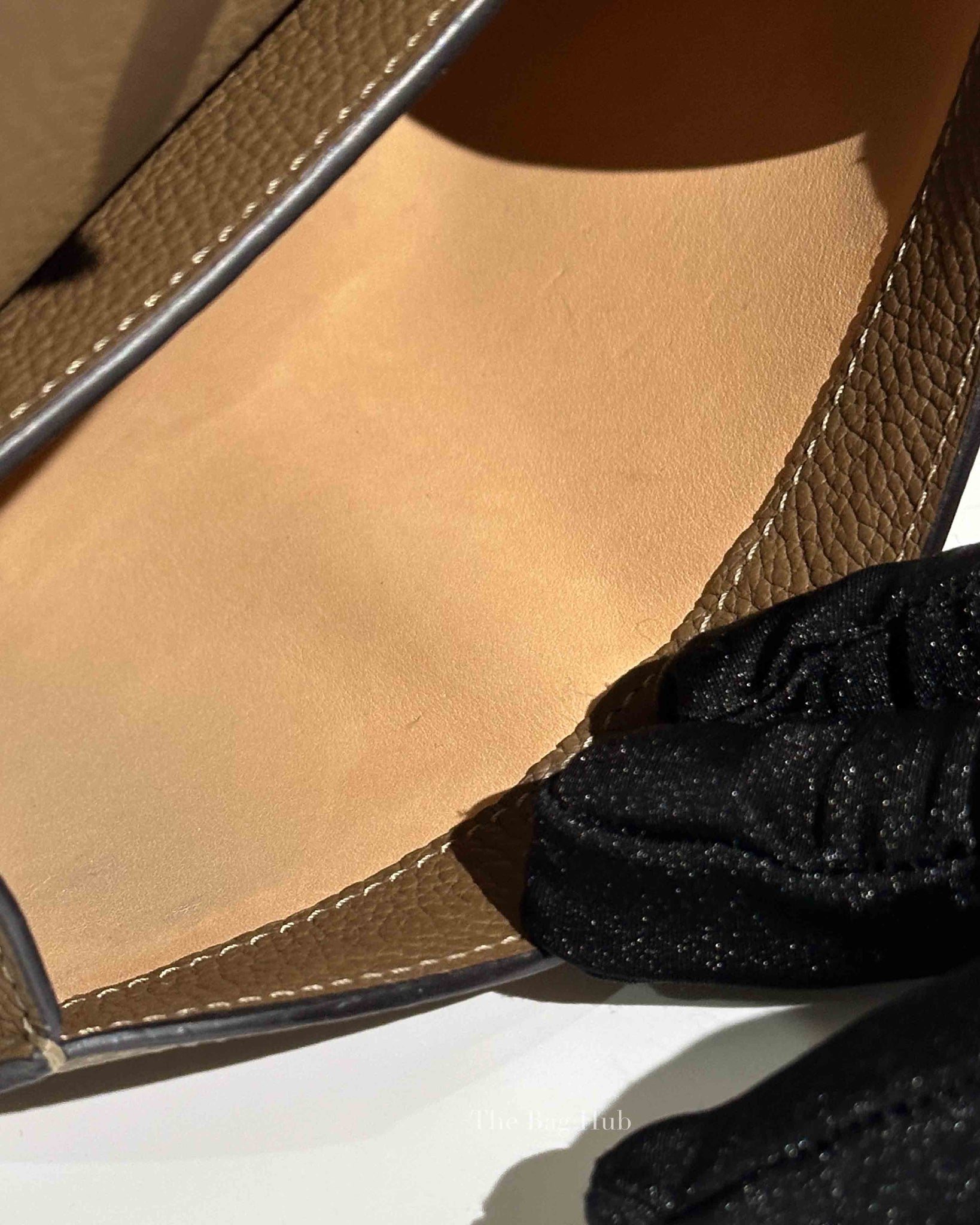 Moynat Etoupe Leather Rejane BB Bag