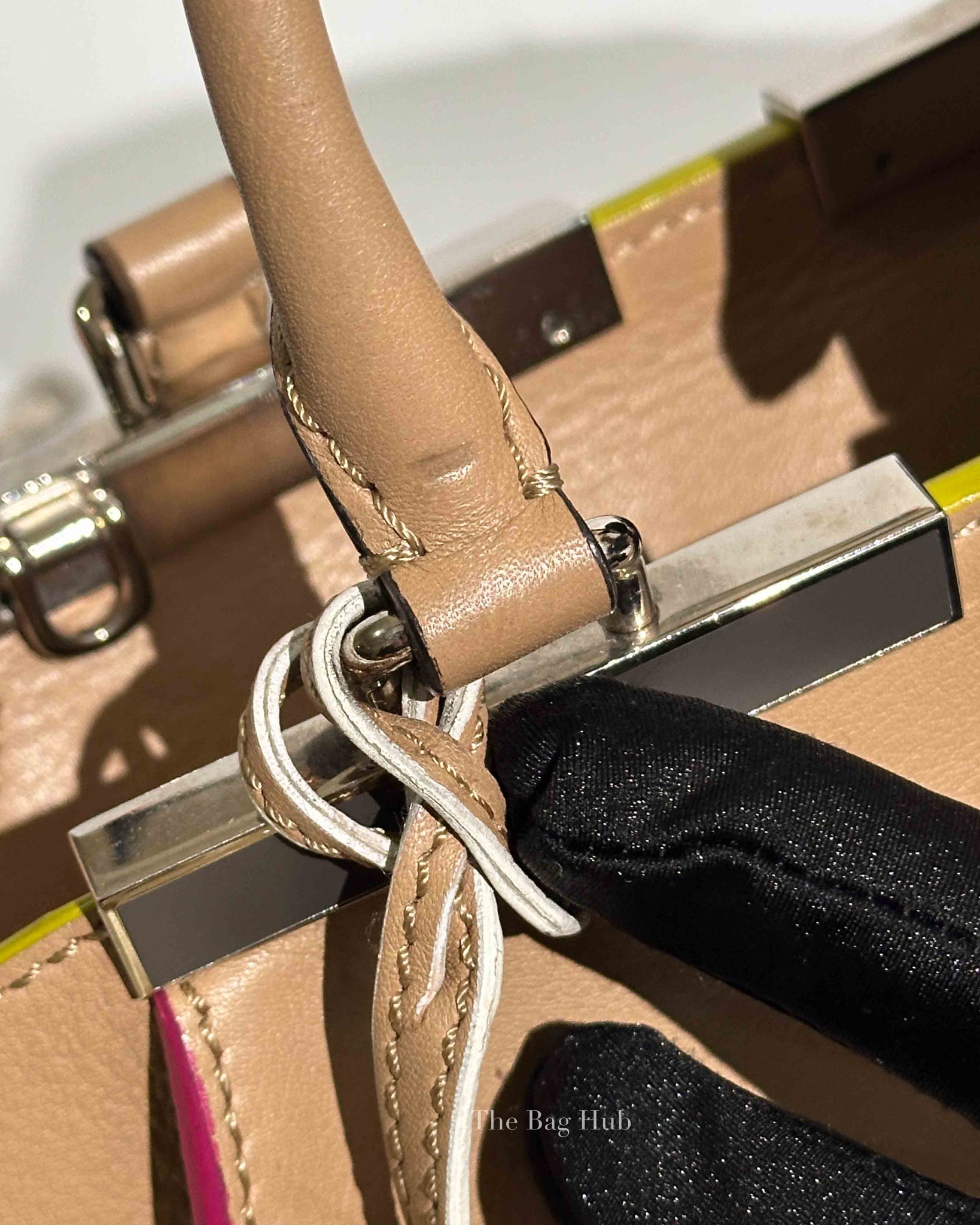 Fendi Beige Calfskin 3 Jours Mini Bag