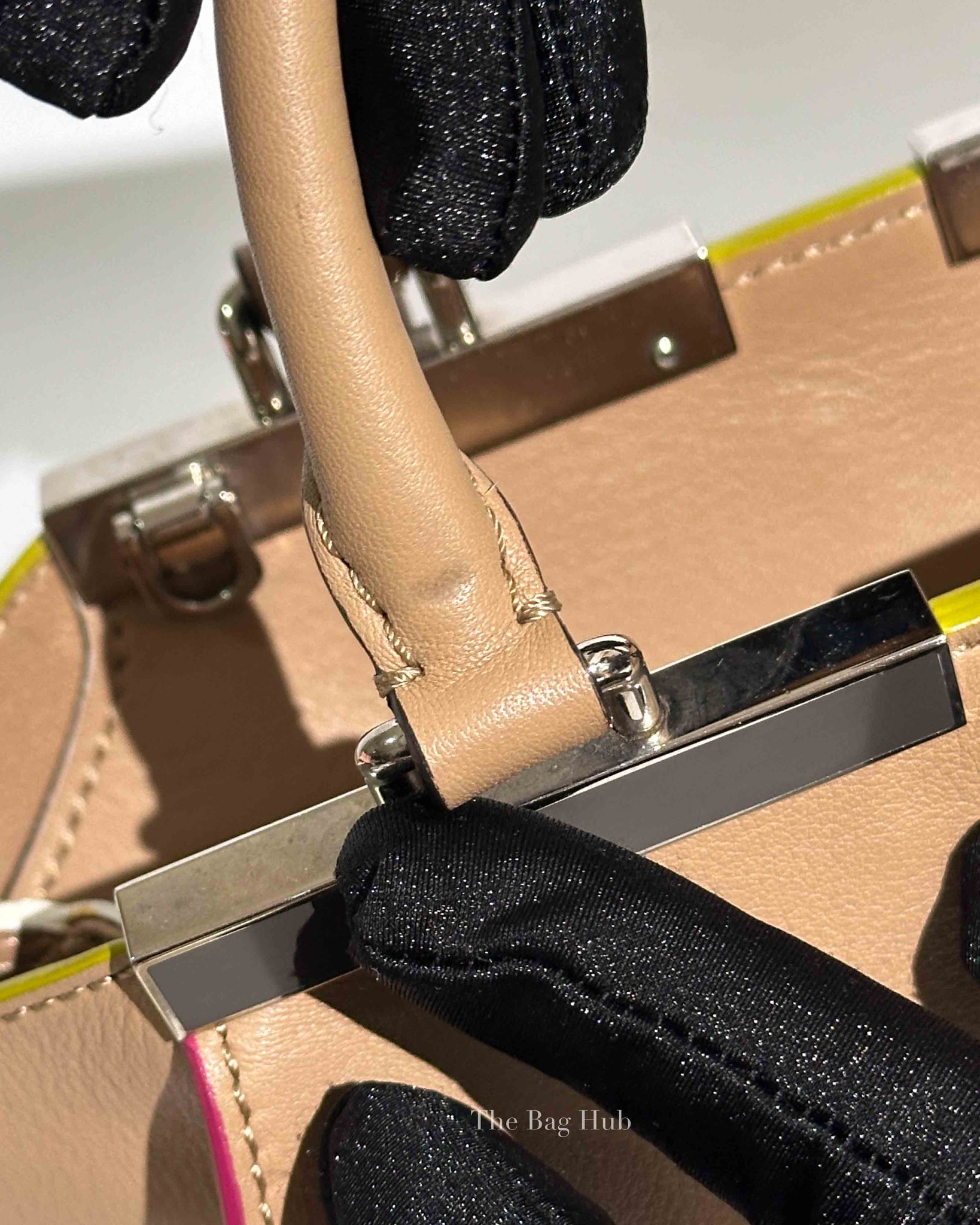 Fendi Beige Calfskin 3 Jours Mini Bag