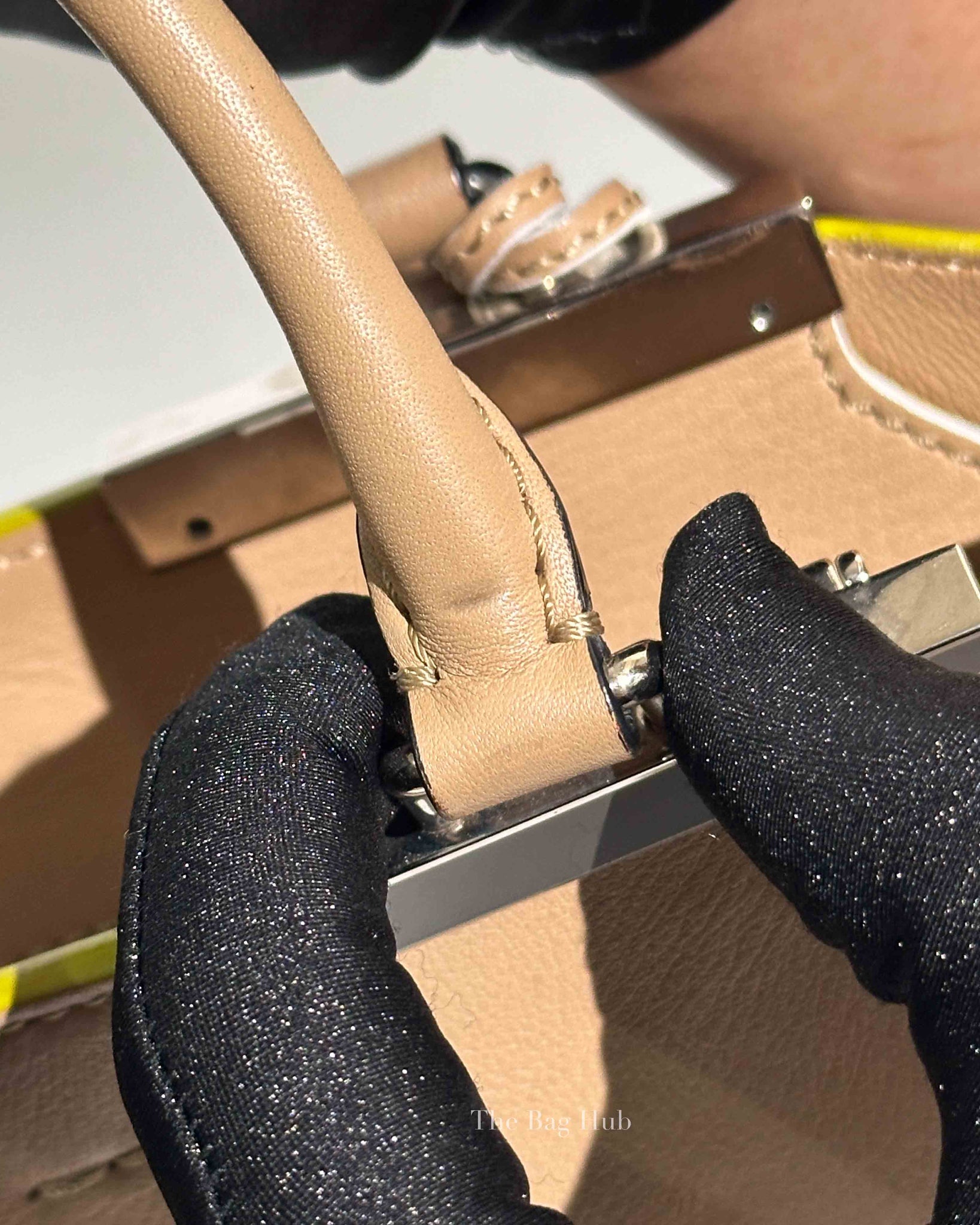 Fendi Beige Calfskin 3 Jours Mini Bag