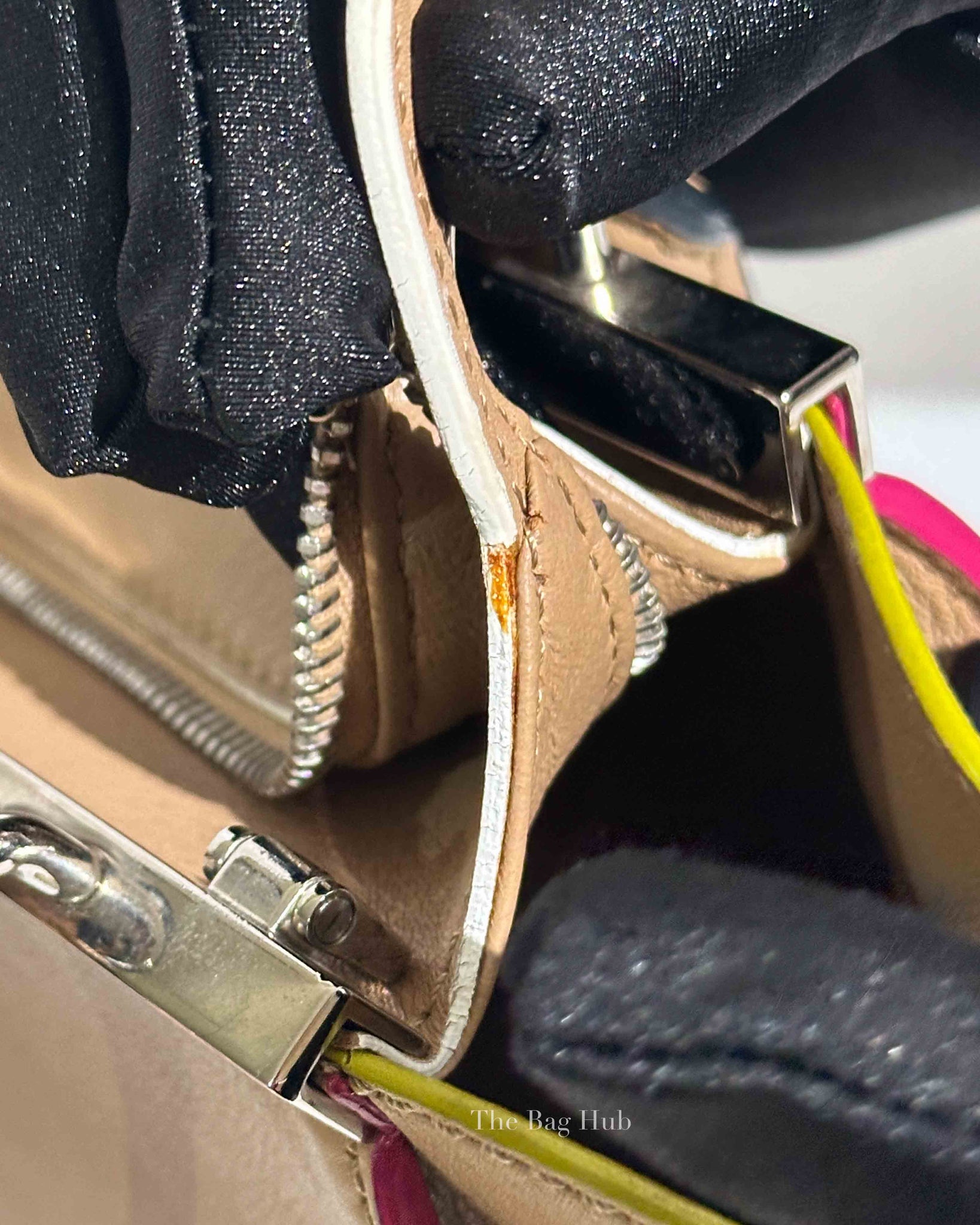 Fendi Beige Calfskin 3 Jours Mini Bag