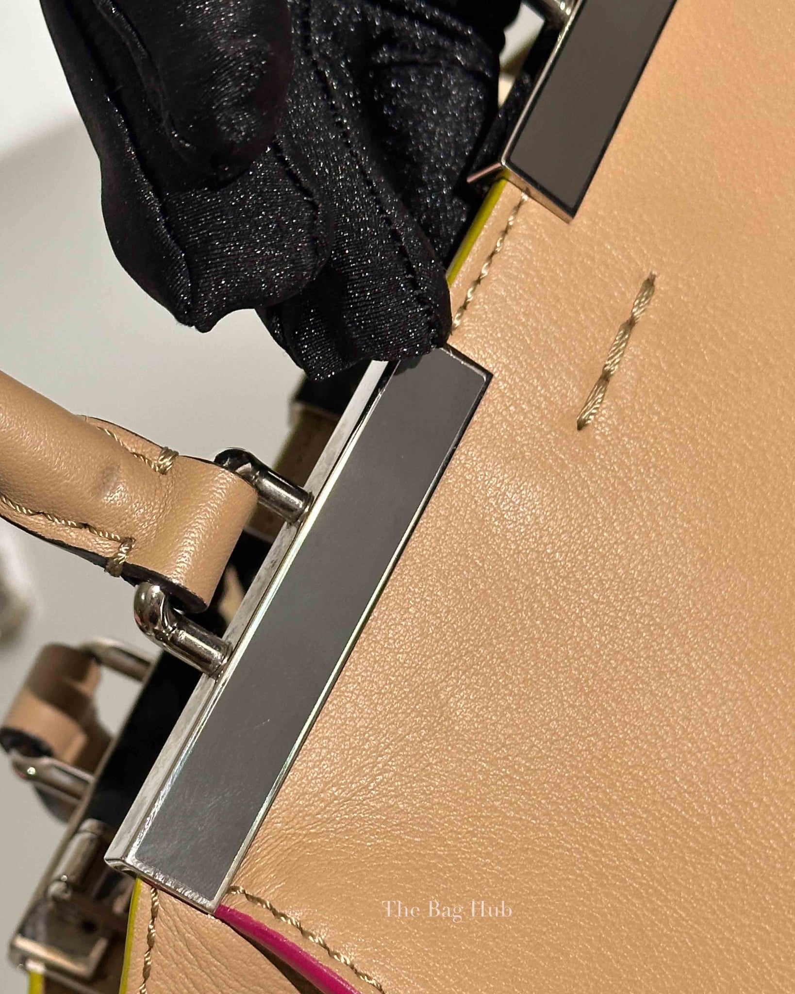 Fendi Beige Calfskin 3 Jours Mini Bag