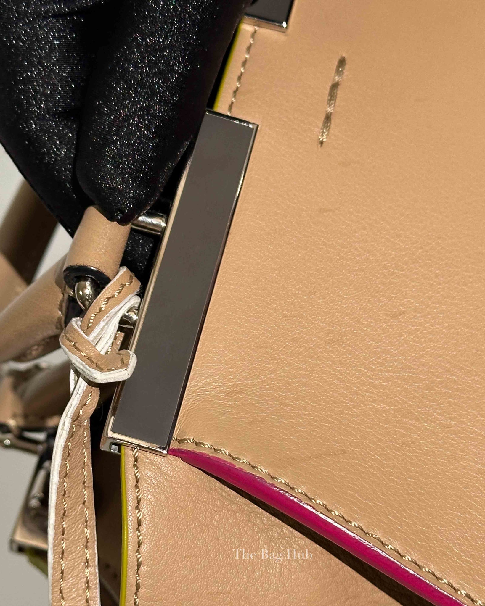 Fendi Beige Calfskin 3 Jours Mini Bag