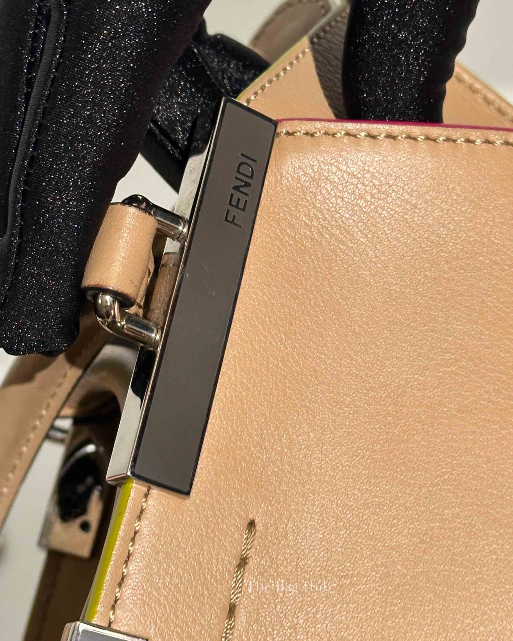 Fendi Beige Calfskin 3 Jours Mini Bag