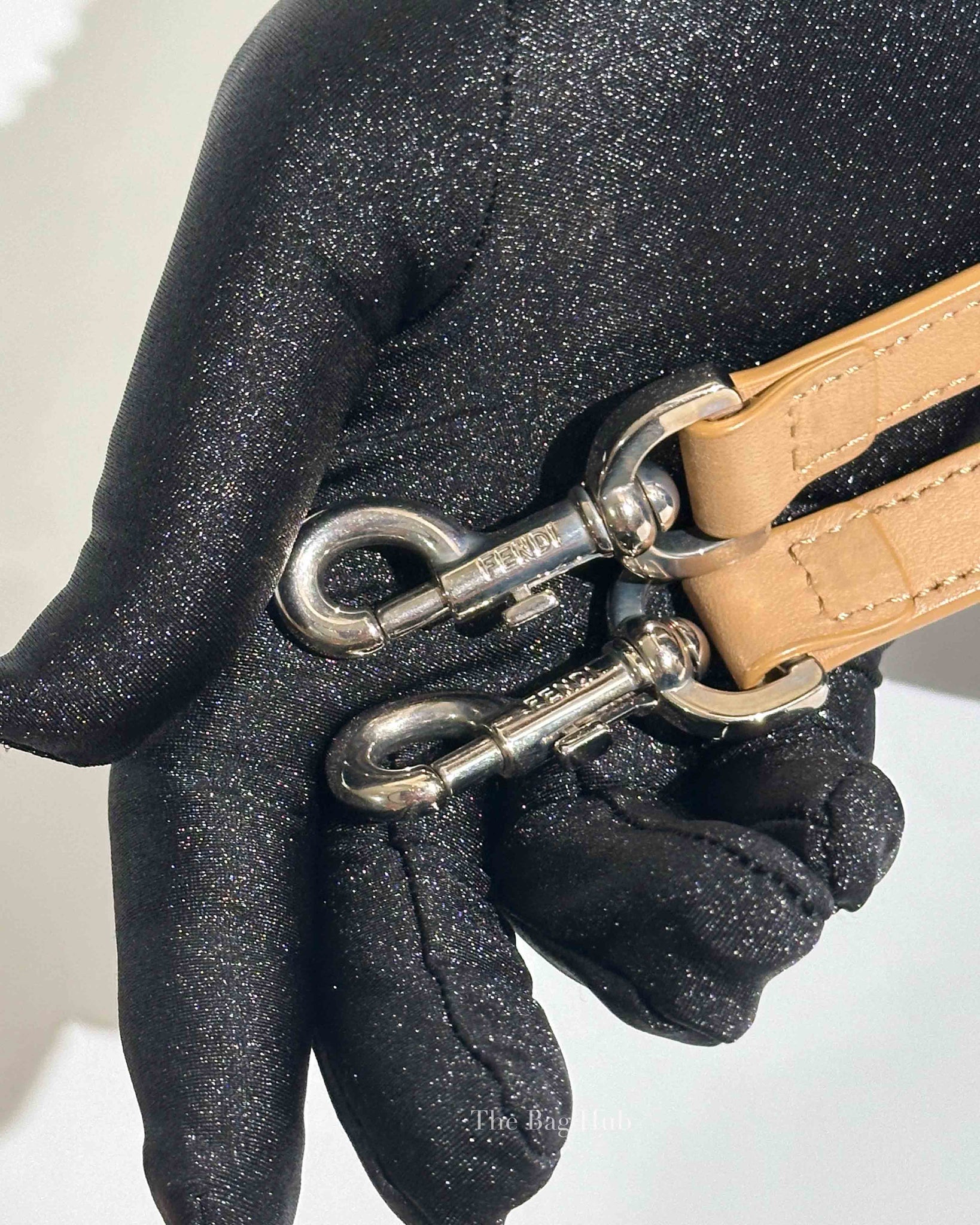 Fendi Beige Calfskin 3 Jours Mini Bag