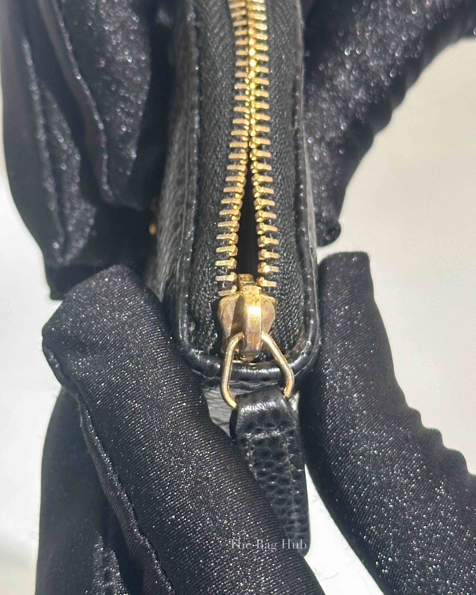 Chanel Black Caviar Quilted Classic Zipped Coin Purse GHW