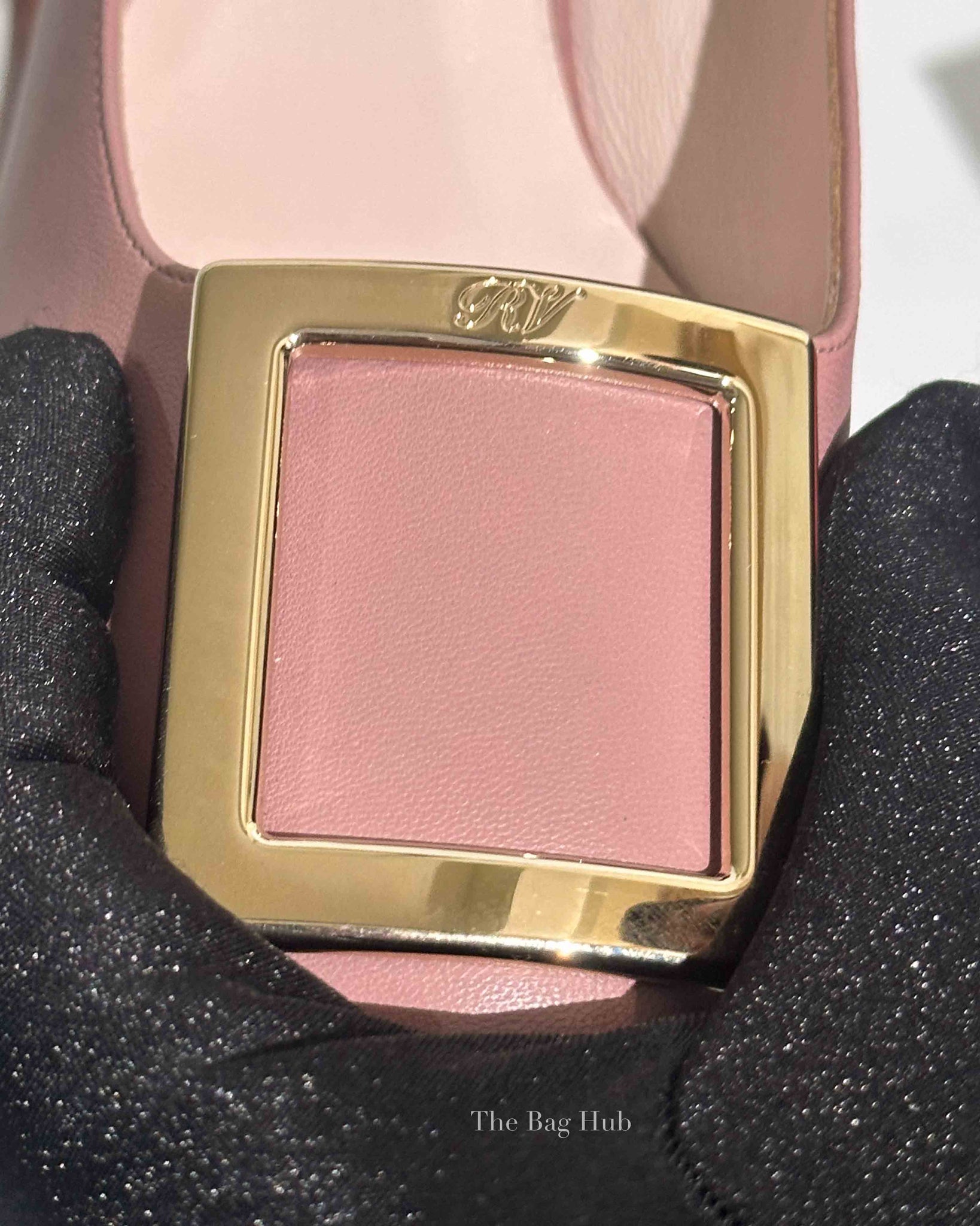 Roger Vivier Blush Leather Tres Vivier Pumps Size 35.5