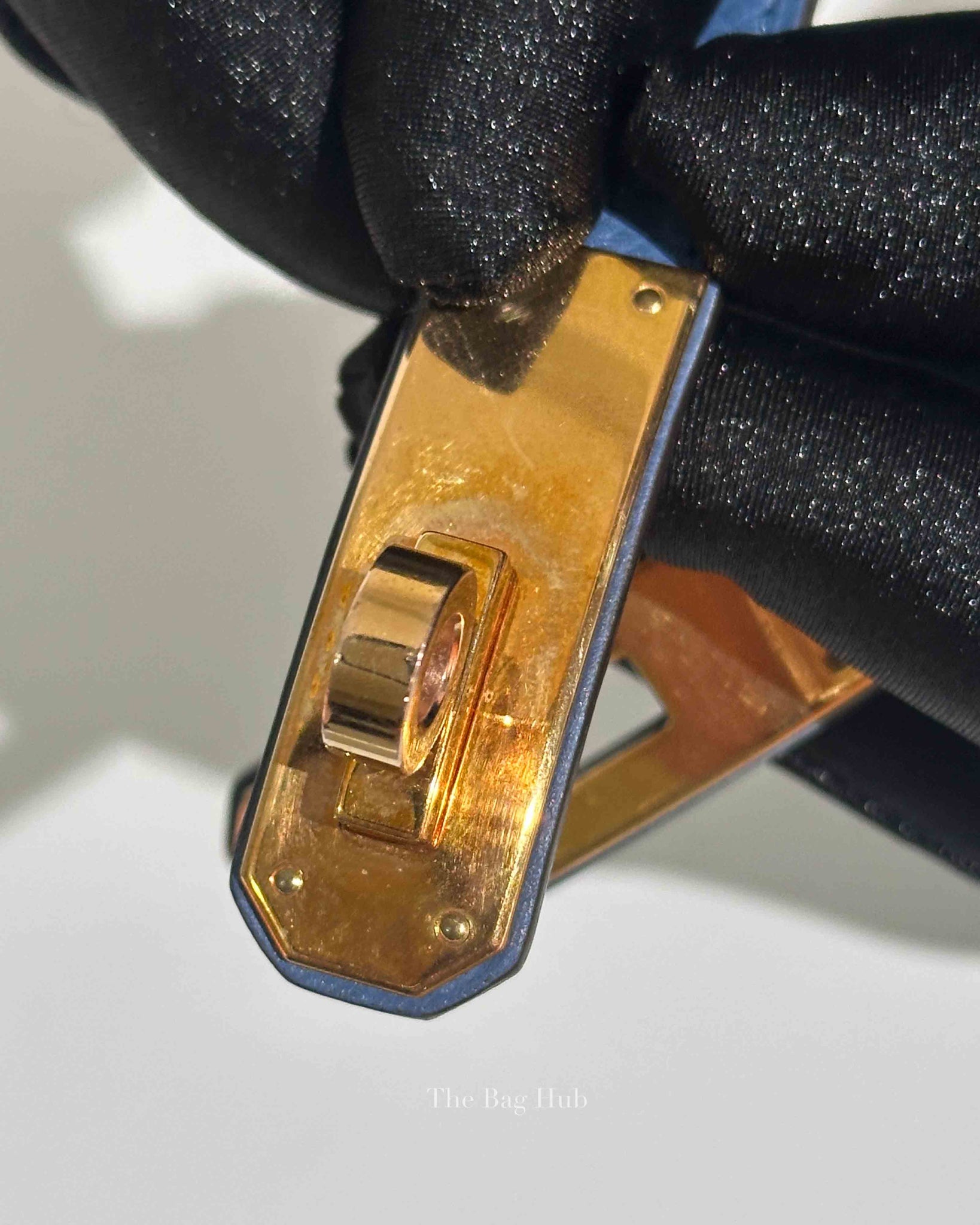 Hermes Bleu Agate Epsom Kelly Belt RGHW