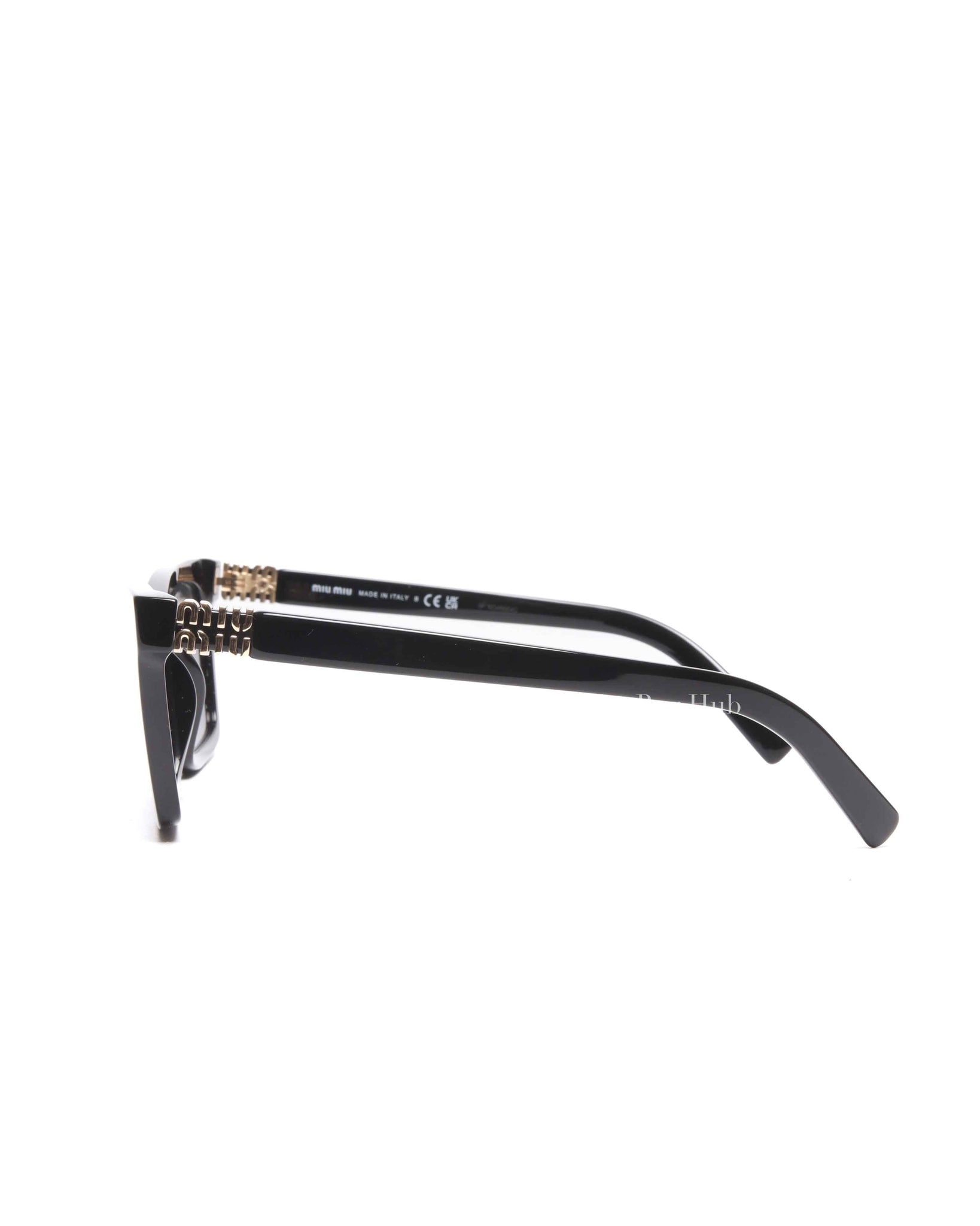 Miu Miu Black Acetate SMU A05 Sunglasses