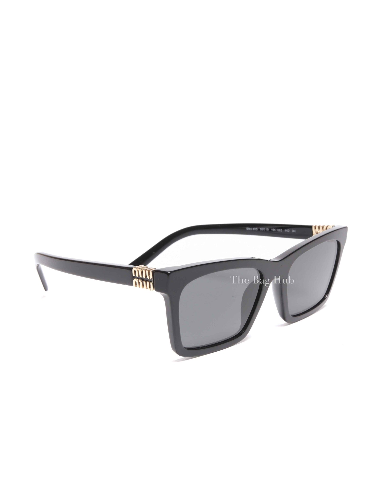 Miu Miu Black Acetate SMU A05 Sunglasses