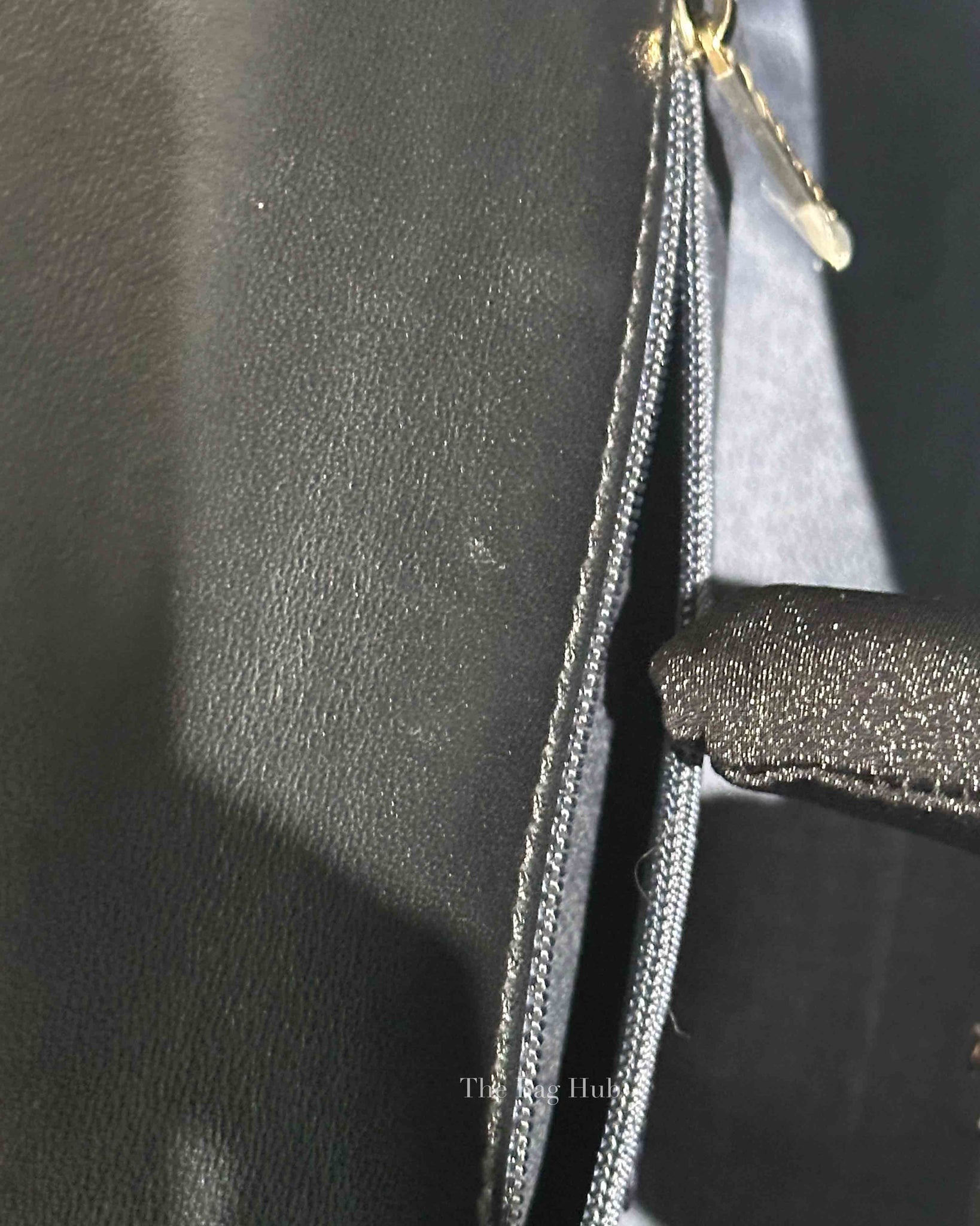 Chanel Black Lambskin Quilted Classic Flap Bag