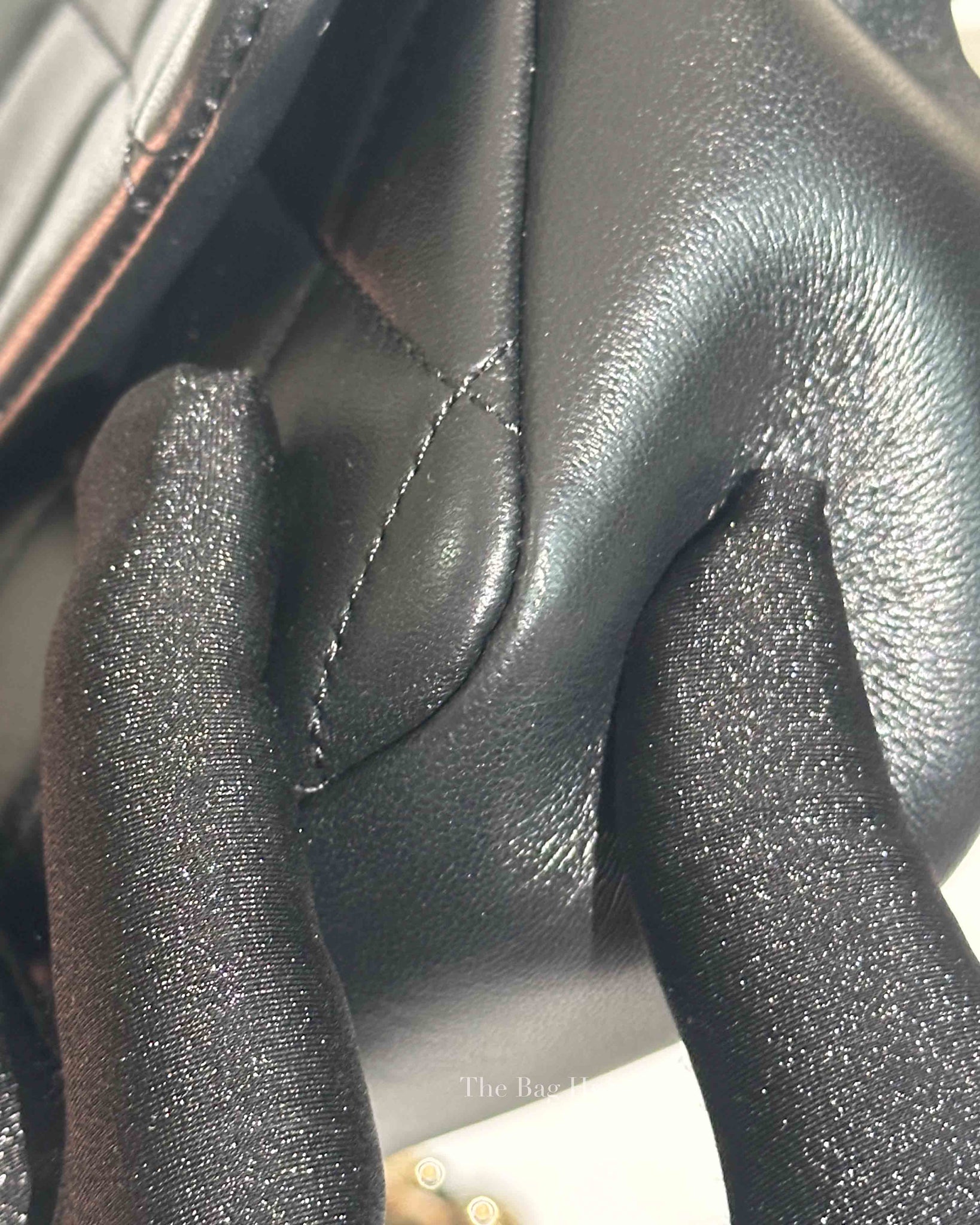 Chanel Black Lambskin Quilted Classic Flap Bag