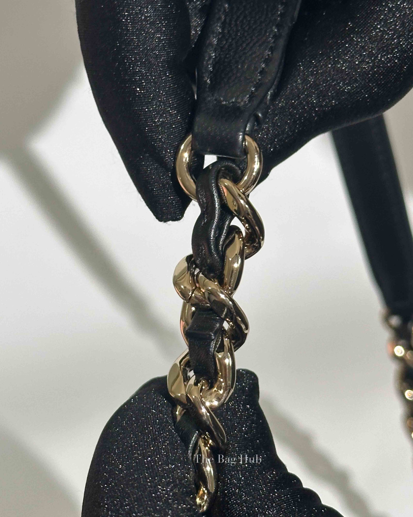 Chanel Black Lambskin Quilted Classic Flap Bag