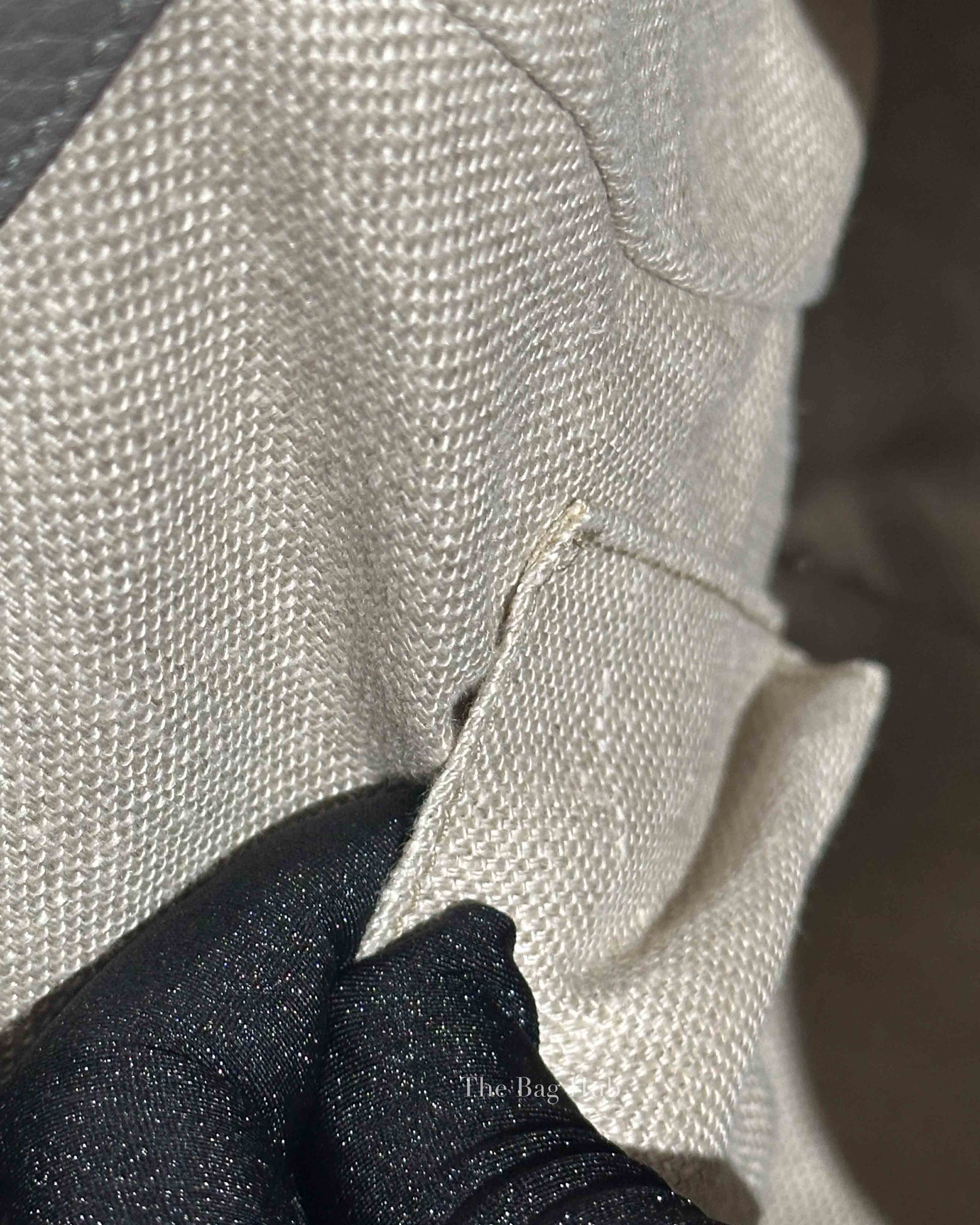 Gucci Gray Grained Calfskin Greenwich Large Tote Bag