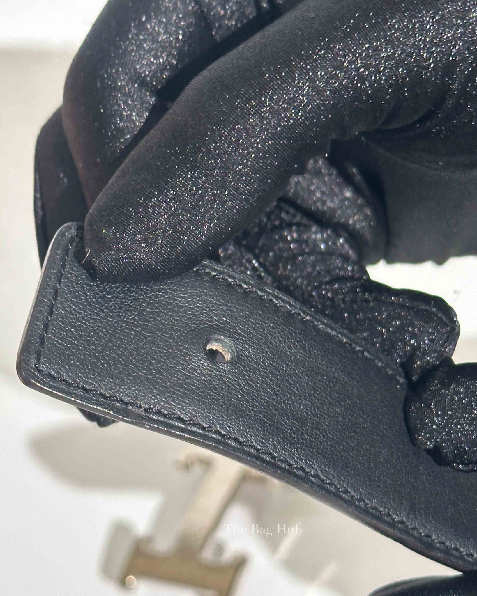 Hermes Etoupe/Noir Leather Reversible Constance Belt PHW 32mm