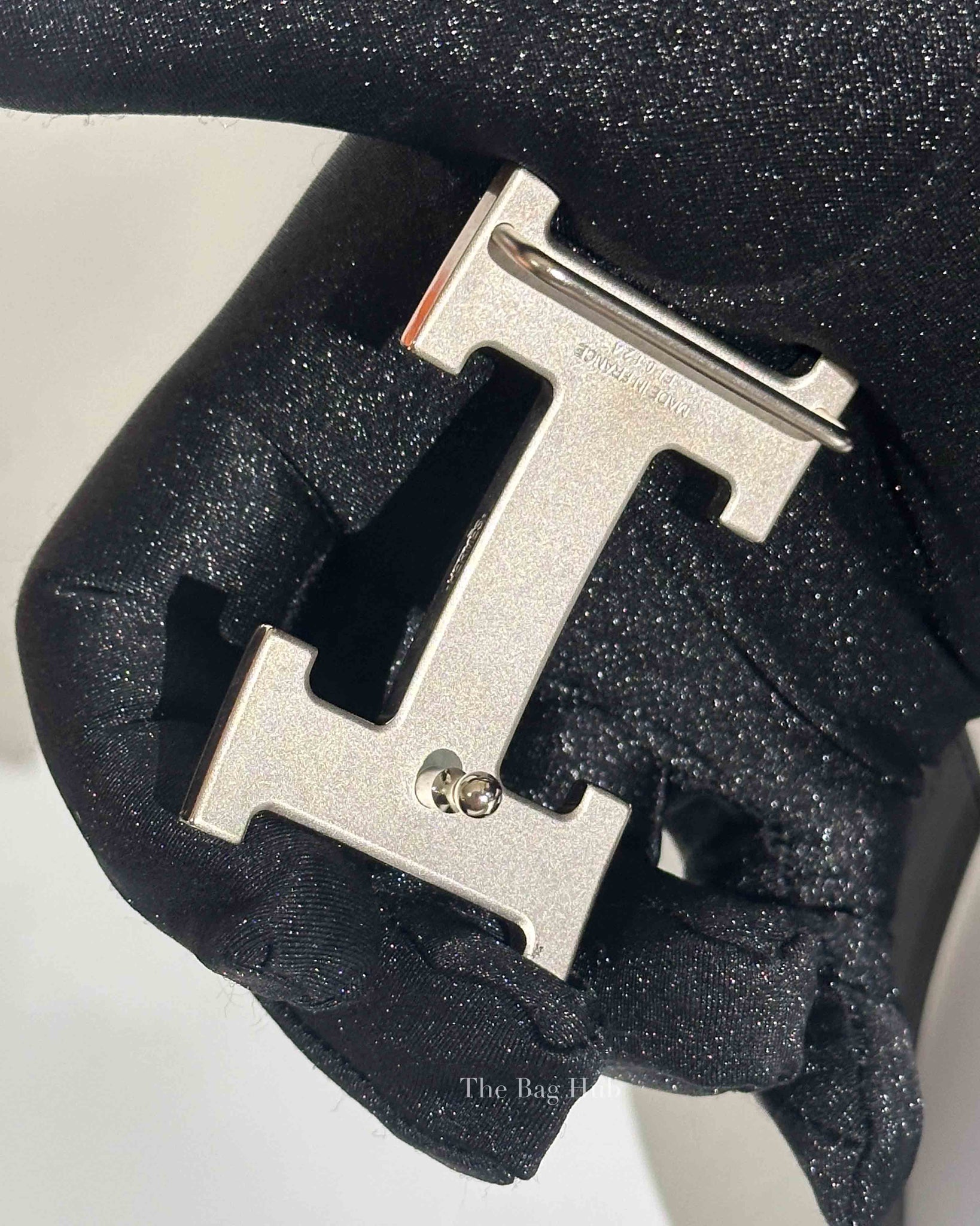 Hermes Etoupe/Noir Leather Reversible Constance Belt PHW 32mm