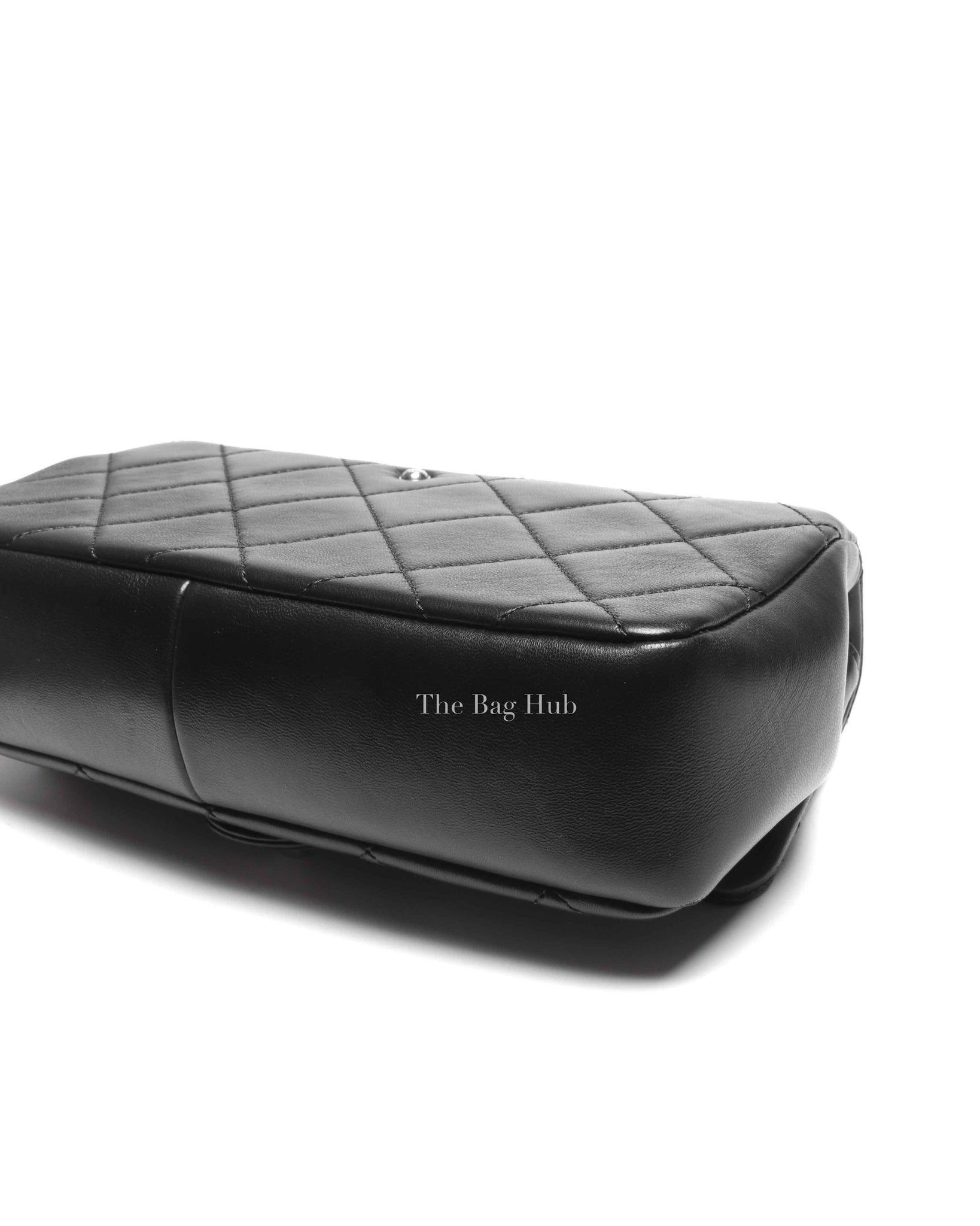 Chanel Black Lambskin Quilted Classic Flap Bag