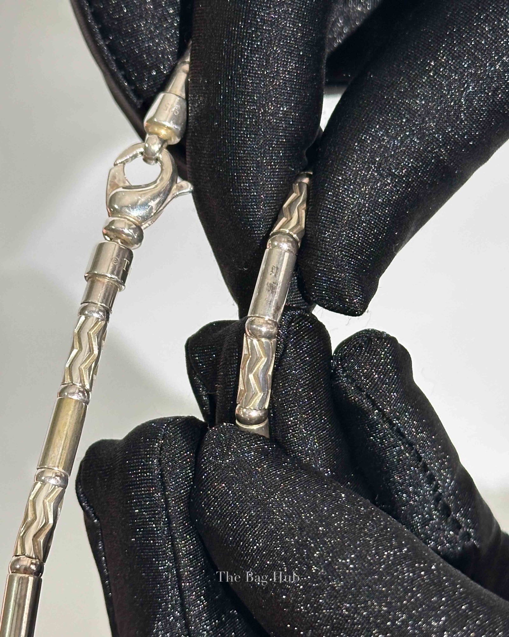 Tiffany & Co. Sterling Silver Aztec Etched Zigzag Necklace