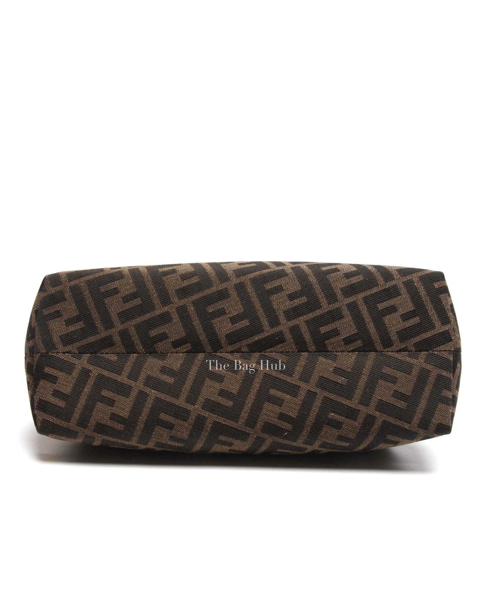 Fendi Brown FF Monogram Canvas Fendi First Midi Jacquard Bag