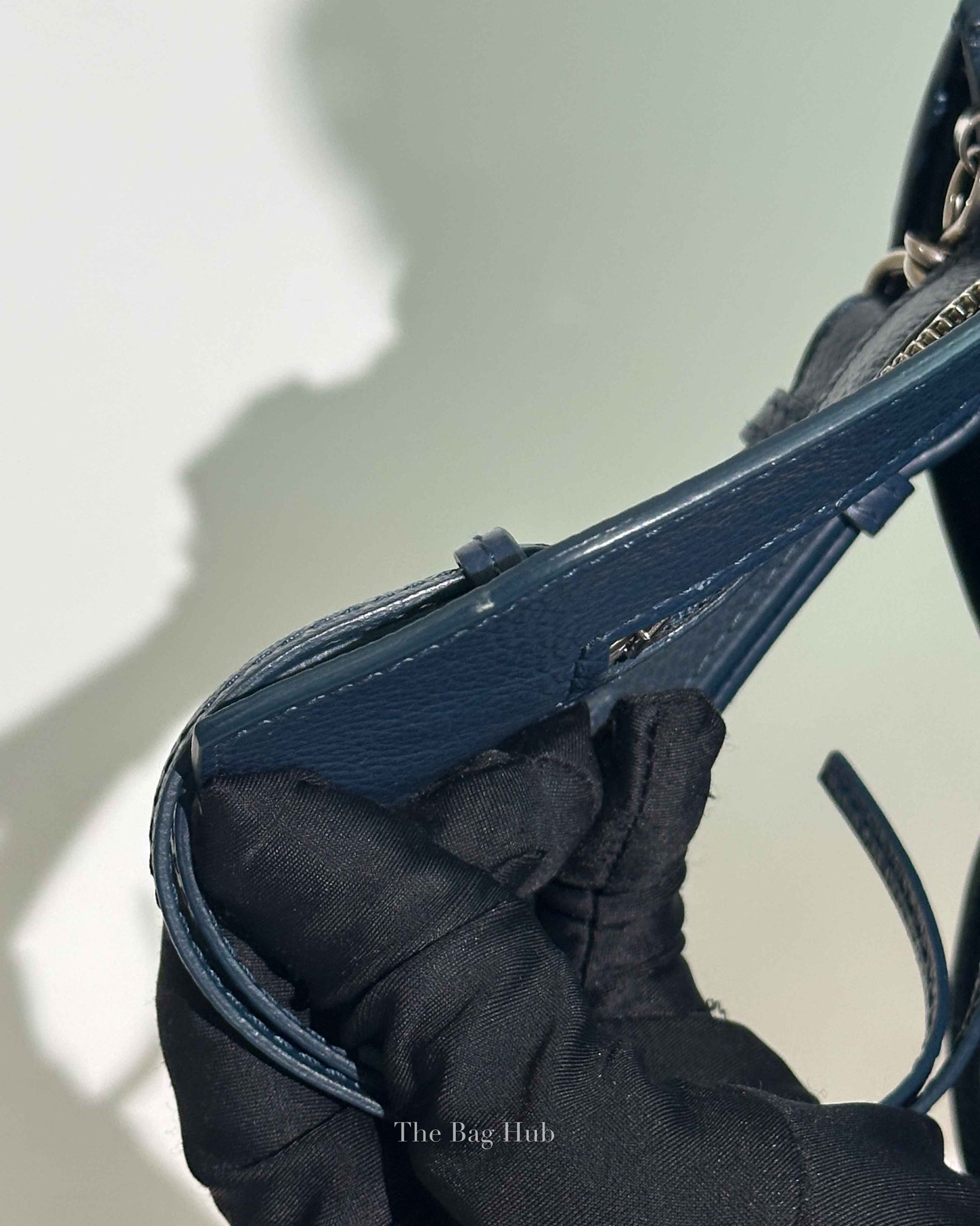 Balenciaga Blue Leather Neo Classic City Small Bag