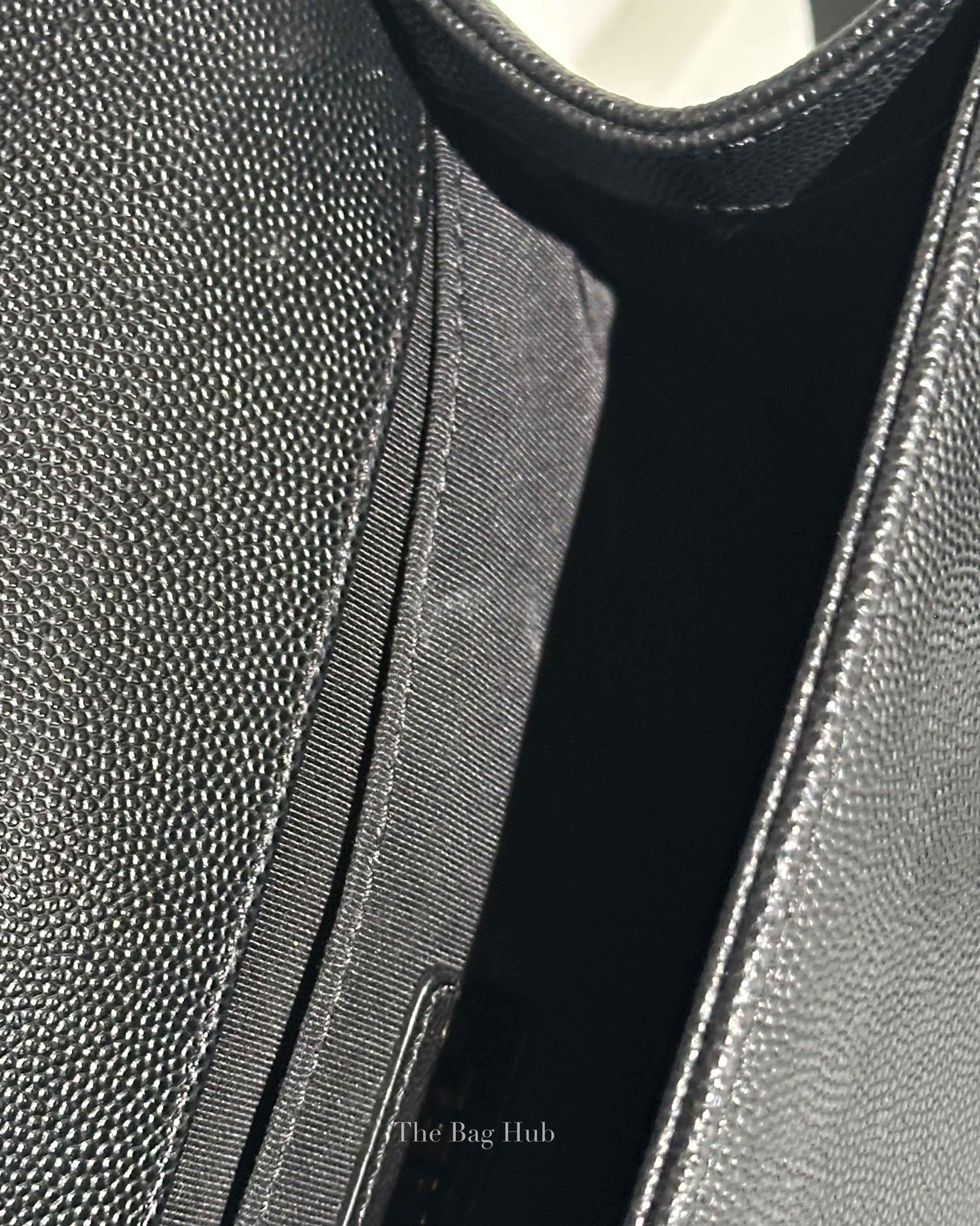 Chanel Black Caviar Quilted Medium Le Boy Bag GHW