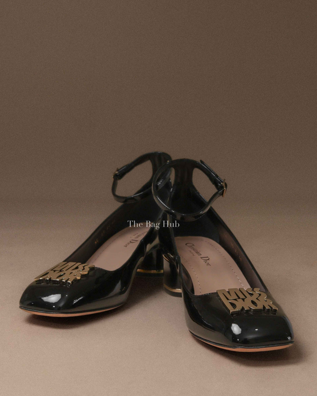 Dior Black Patent Calfskin Miss Dior Pumps Size 40