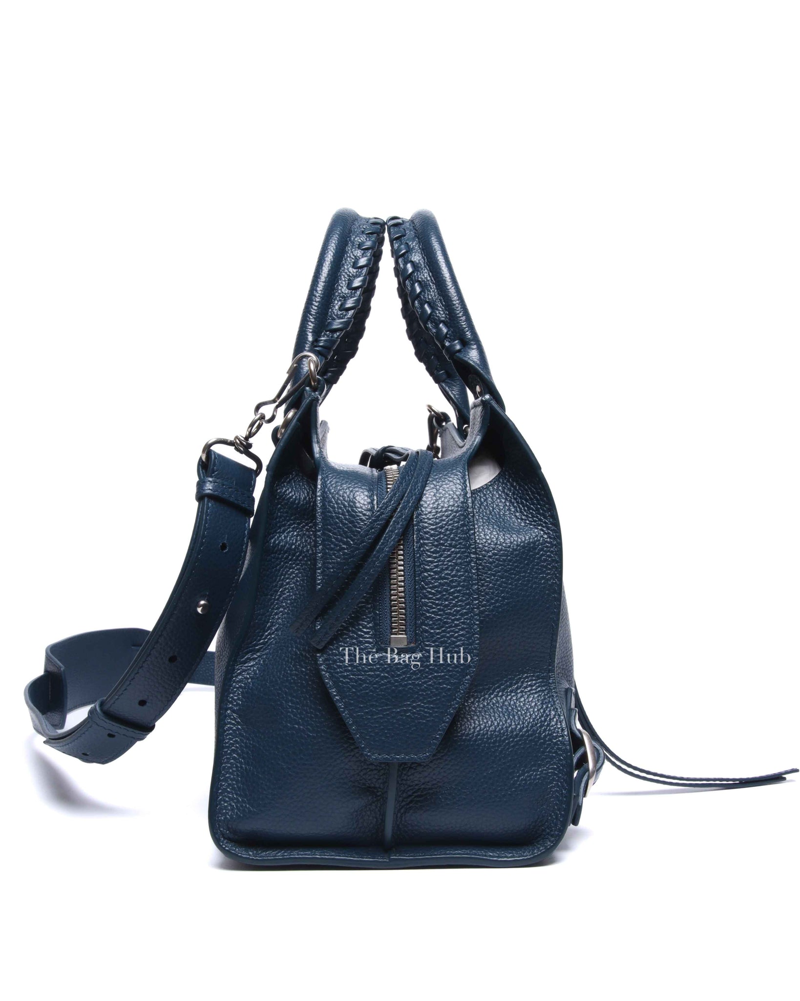 Balenciaga Blue Leather Neo Classic City Small Bag