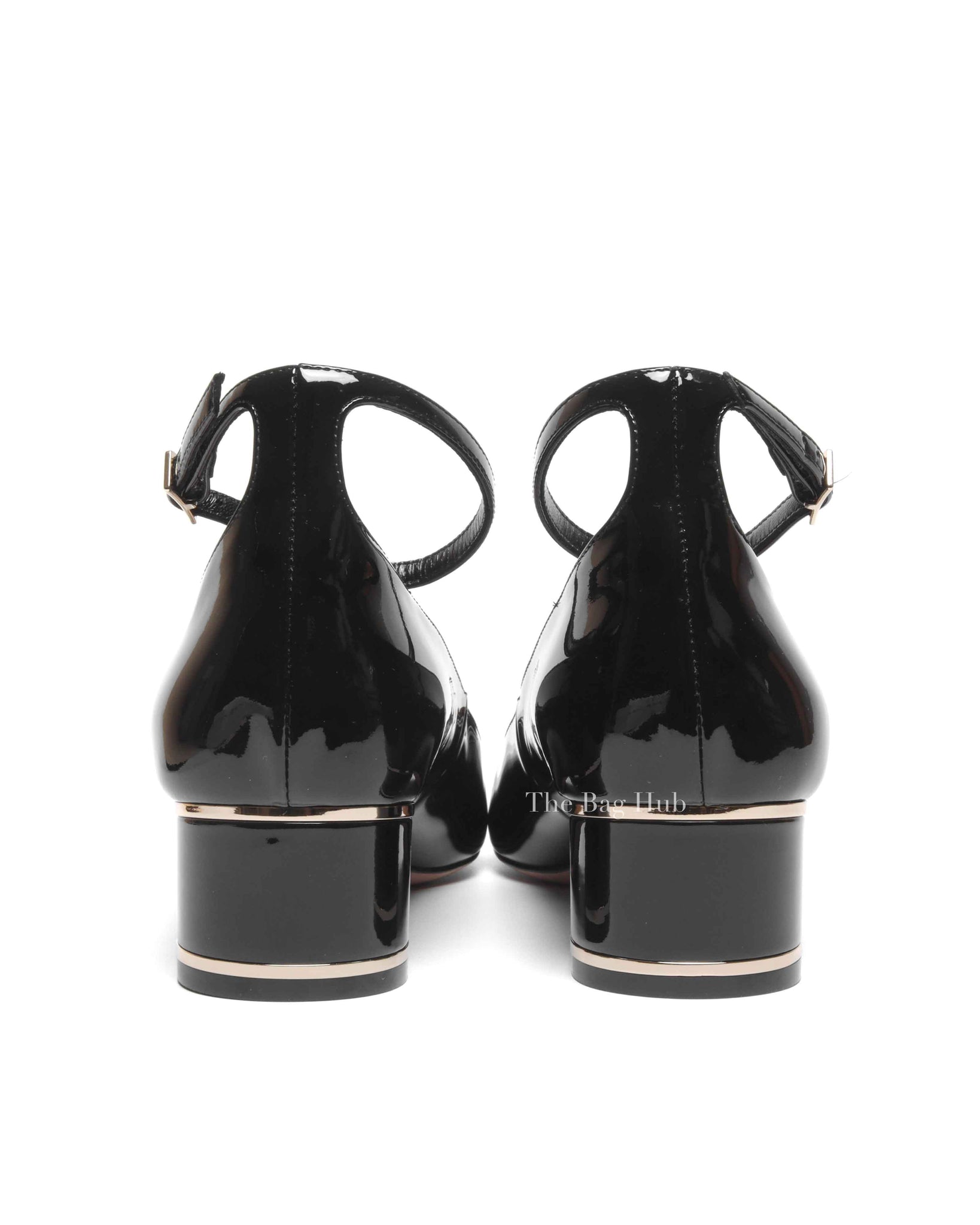 Dior Black Patent Calfskin Miss Dior Pumps Size 40