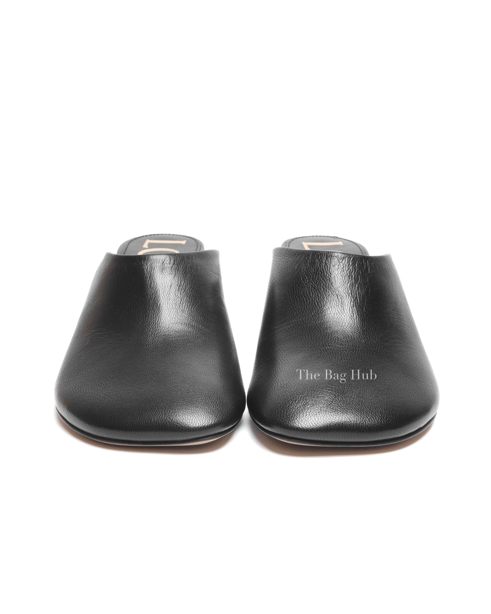 Loewe Black Goatskin Toy Mule Heels Size 37