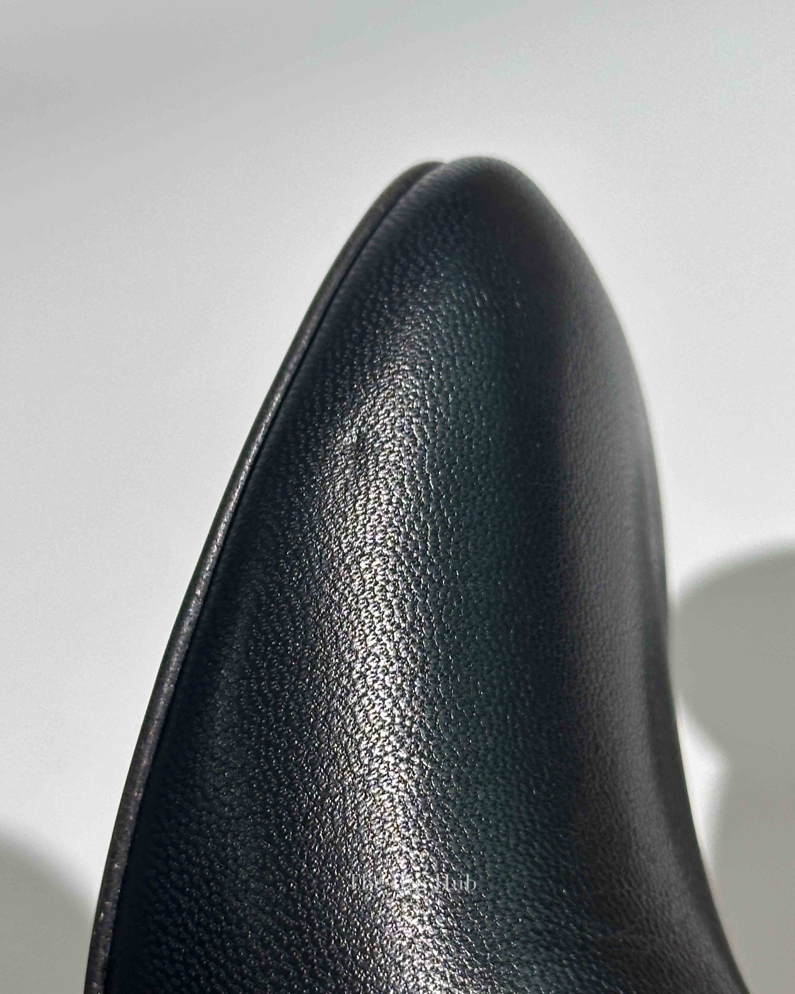 Loewe Black Goatskin Toy Mule Heels Size 37