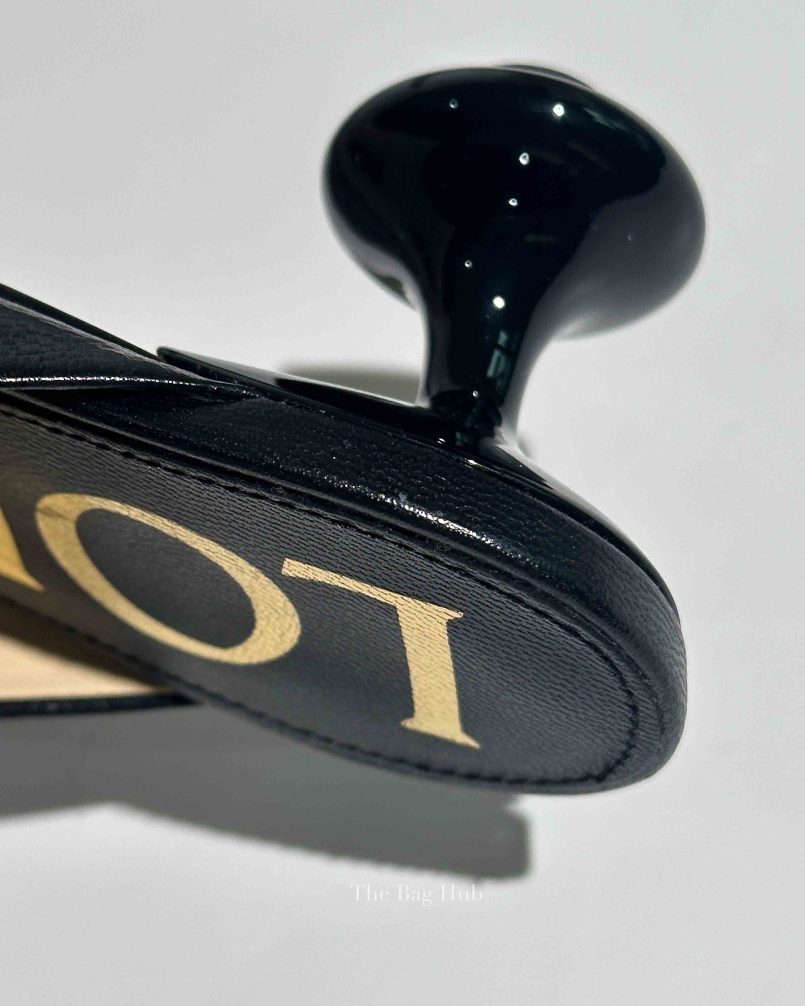 Loewe Black Goatskin Toy Mule Heels Size 37