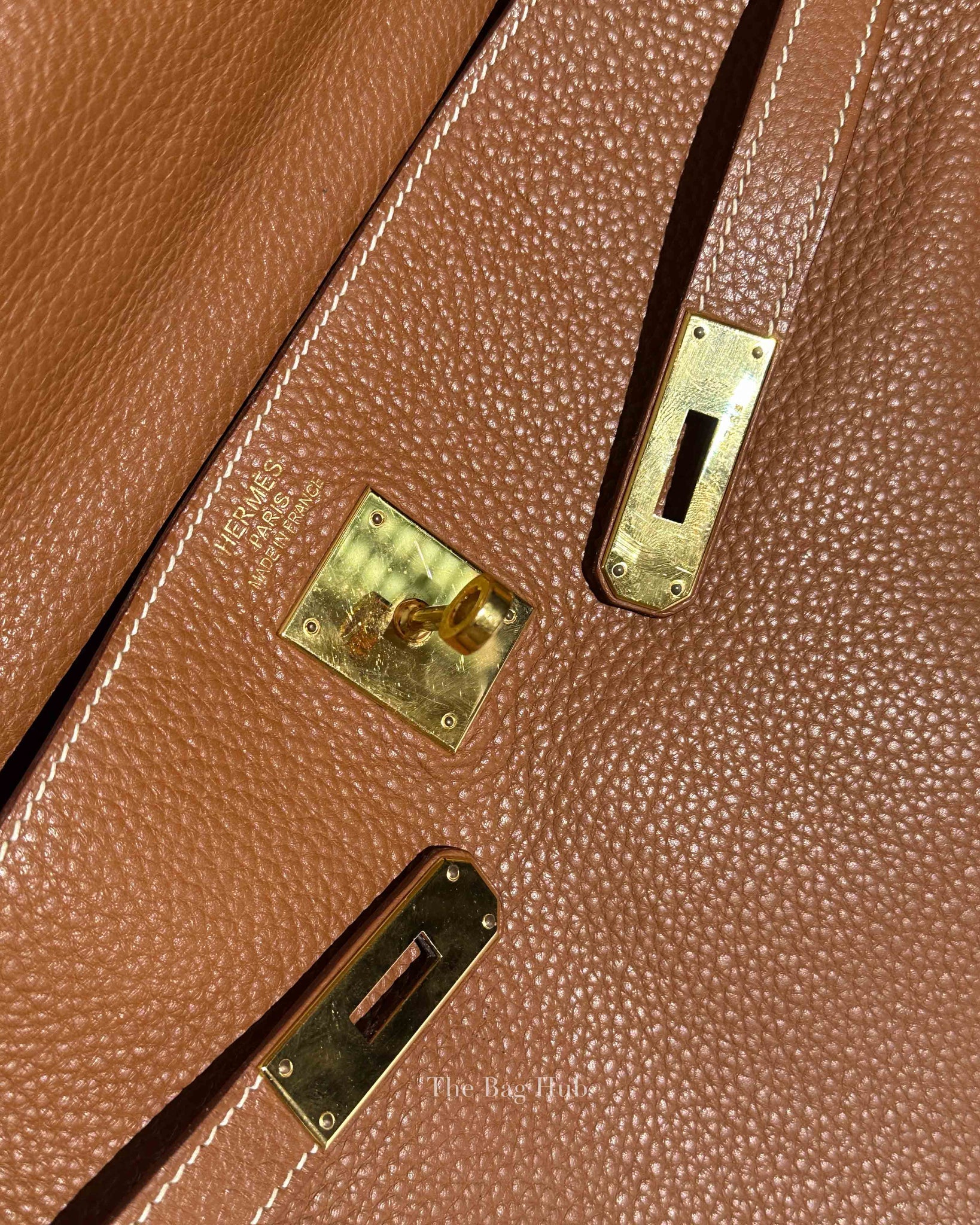 Hermes Gold Togo Leather Kelly 35 GHW