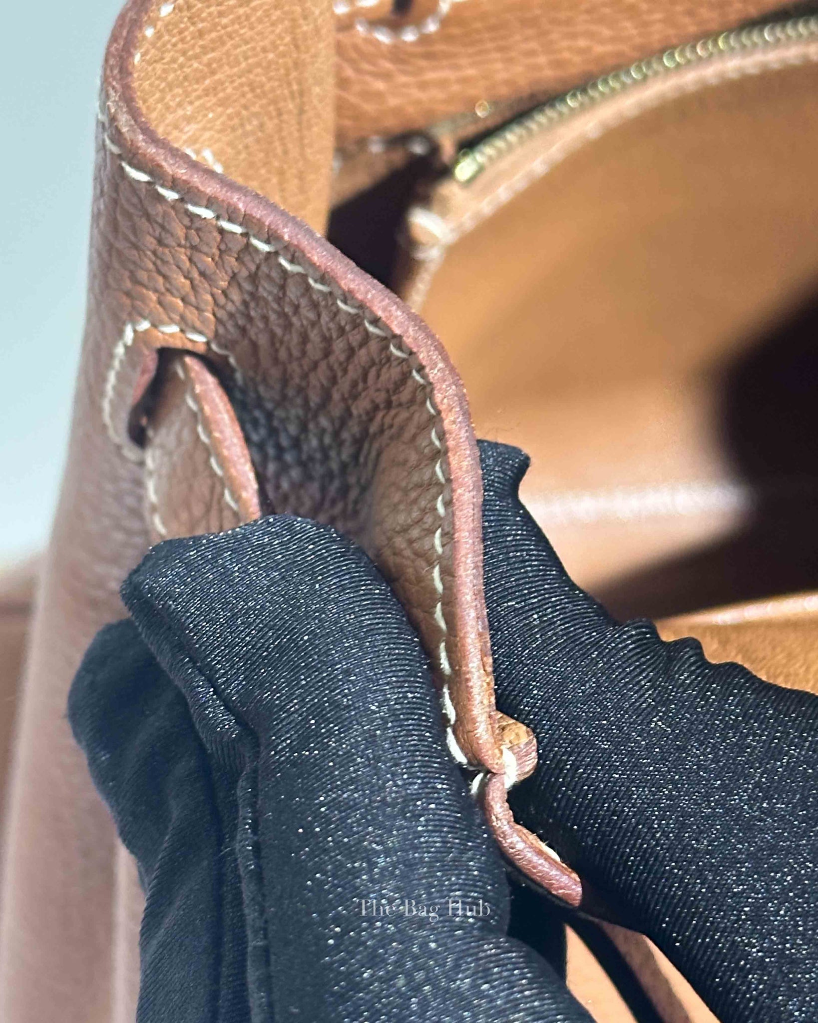 Hermes Gold Togo Leather Kelly 35 GHW