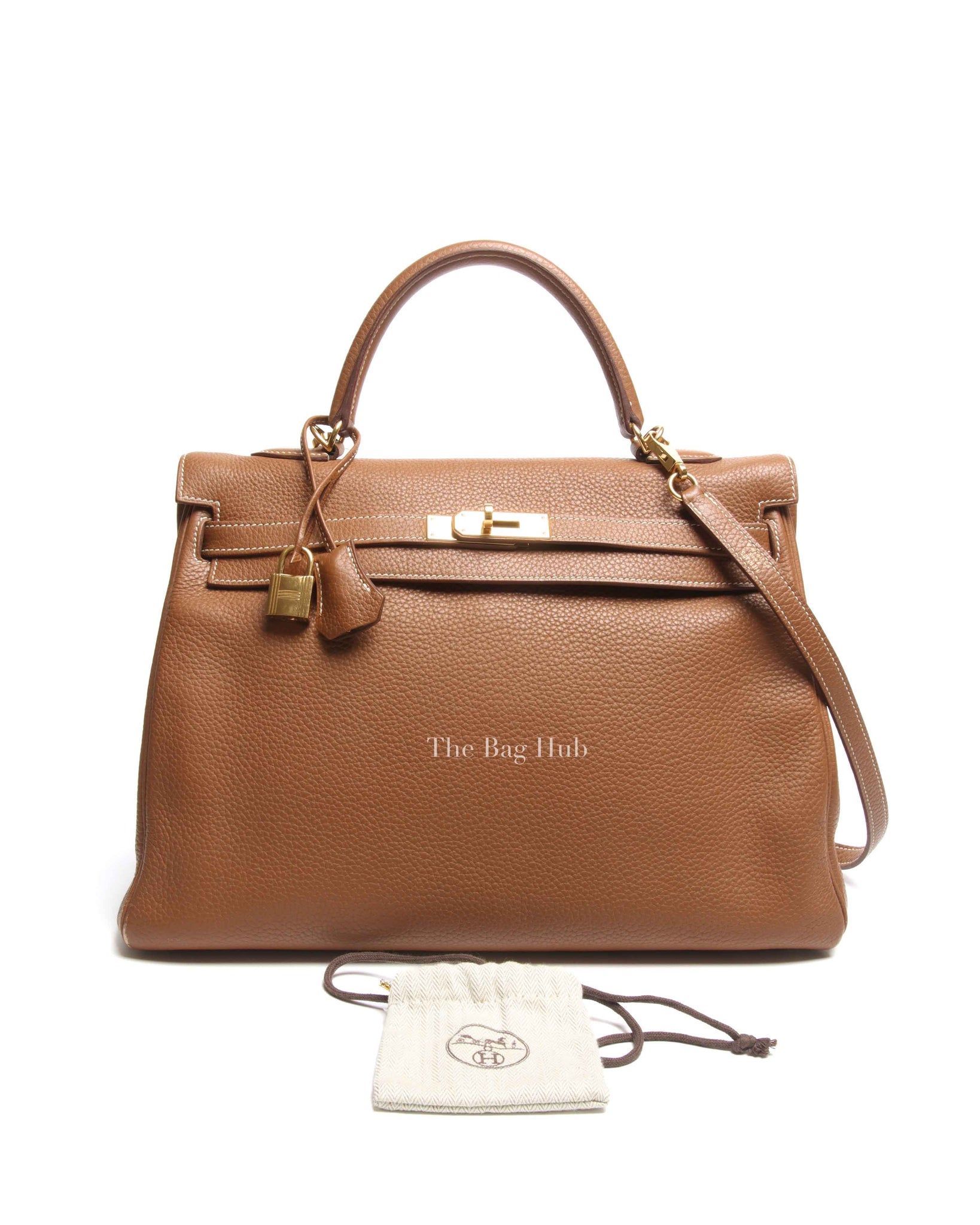 Hermes Gold Togo Leather Kelly 35 GHW