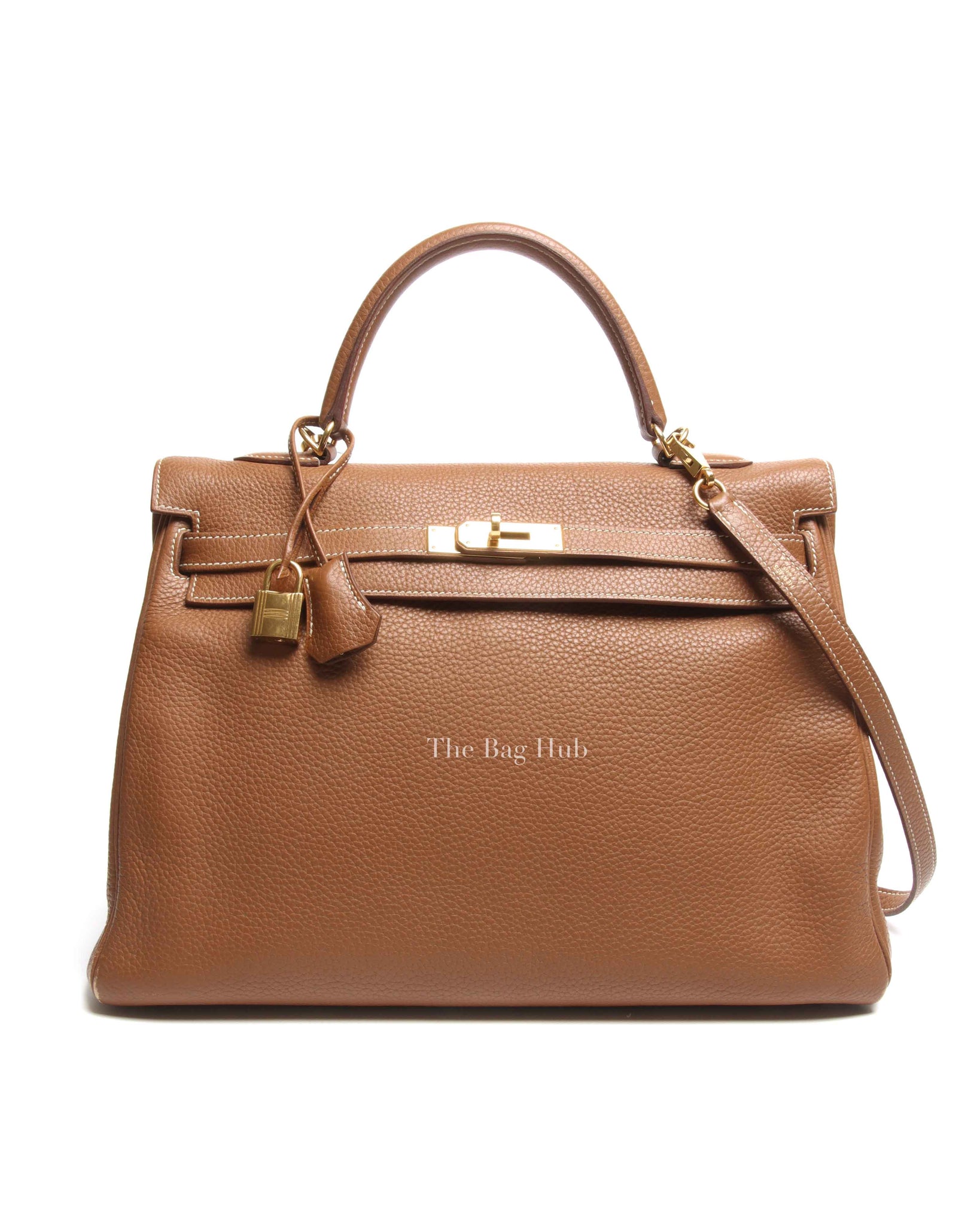 Hermes Gold Togo Leather Kelly 35 GHW
